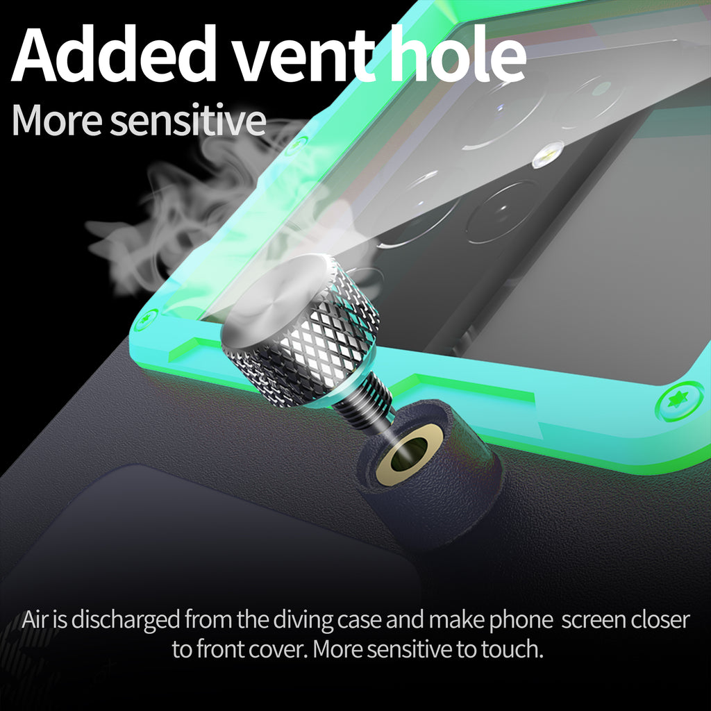Samsung Galaxy S25 Edge Case Waterproof Diving 50ft Brick Stand V2.0