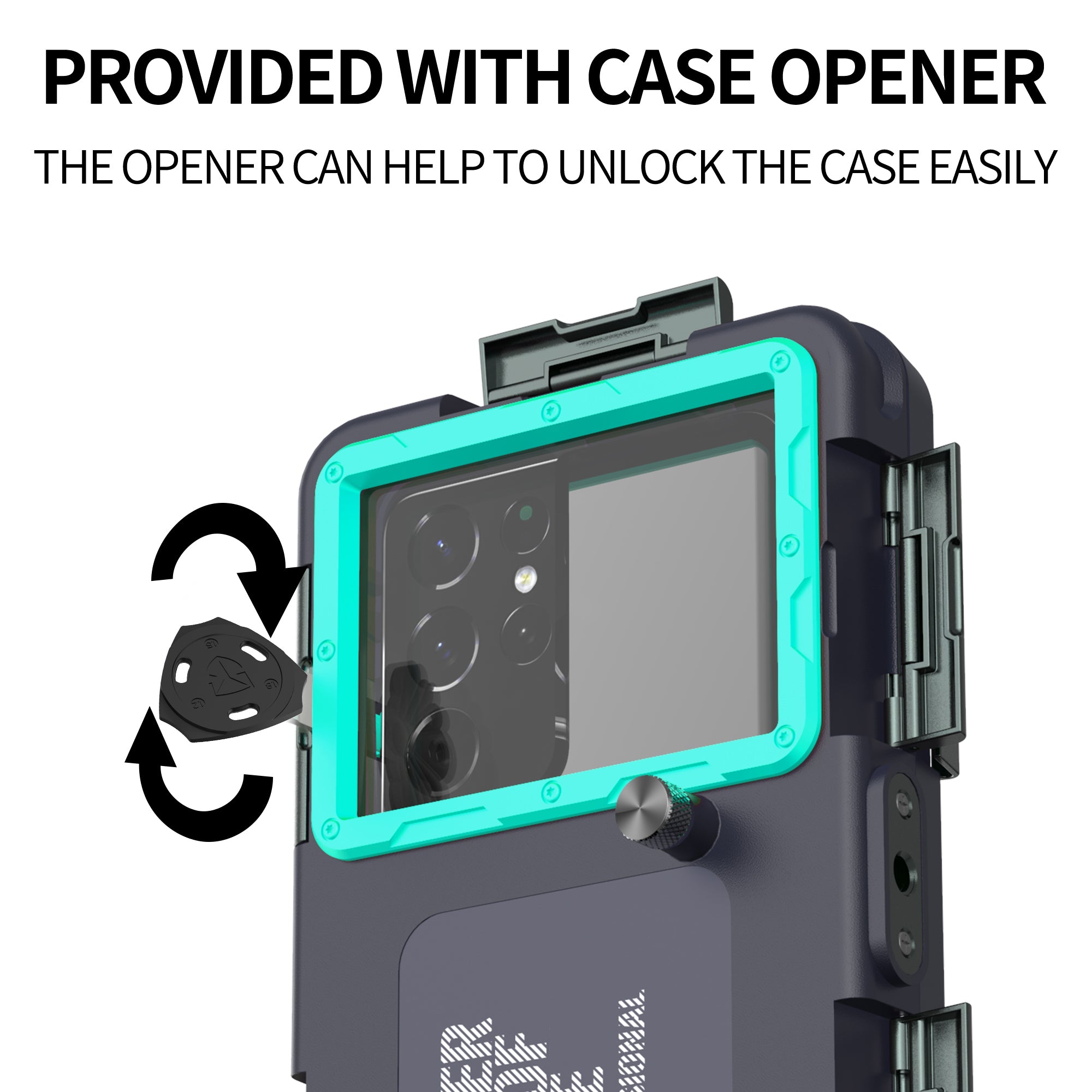 Samsung Galaxy S25 Edge Case Waterproof Diving 50ft Brick Stand V2.0