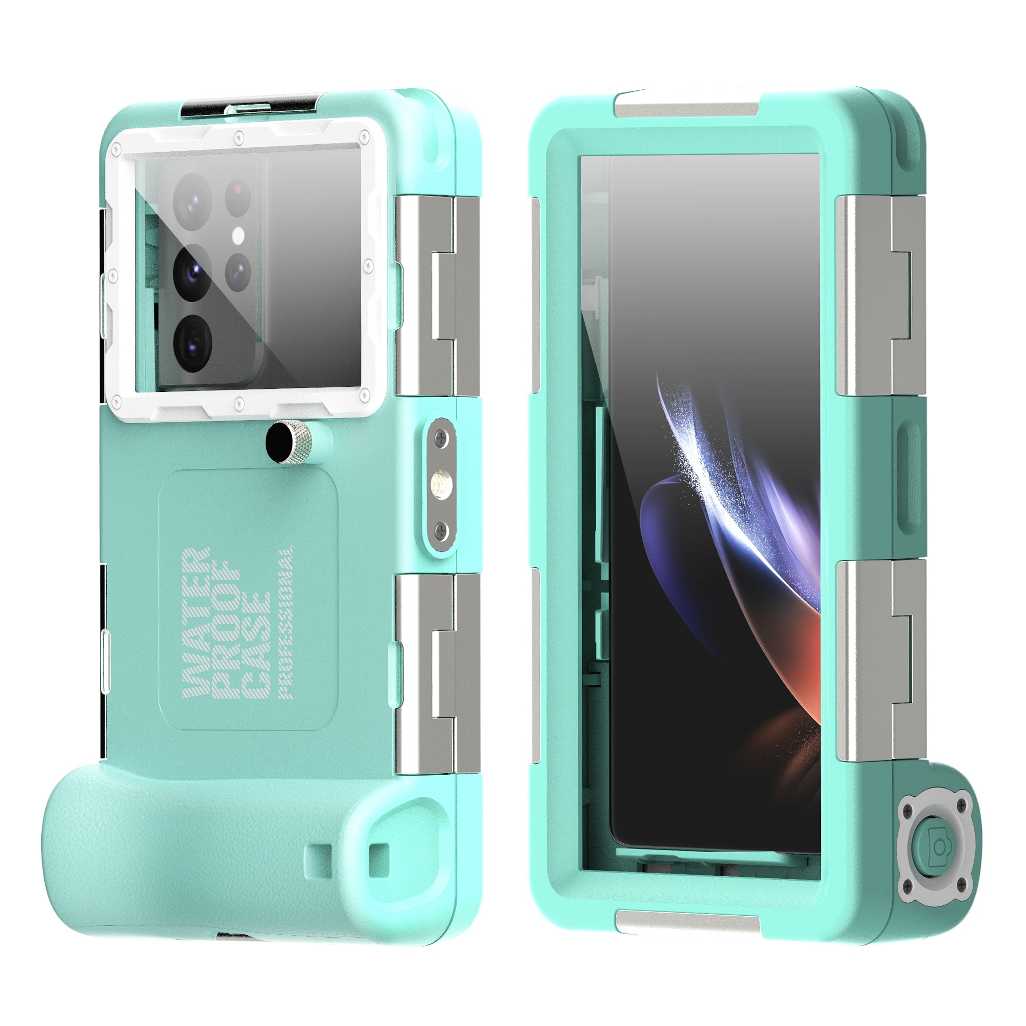 Samsung Galaxy S10 Plus Case Waterproof Diving 50ft Brick Stand V2.0