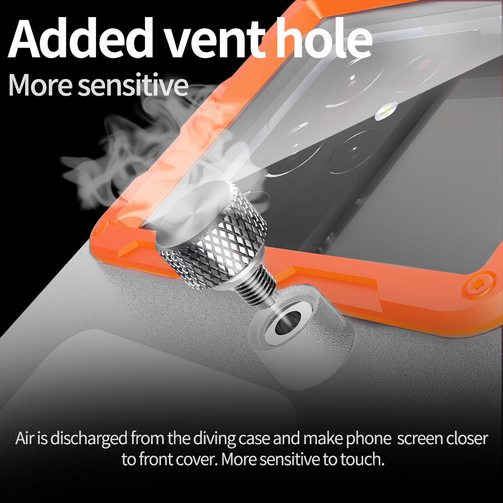 Samsung Galaxy A14 Case Waterproof Diving 50ft Brick Stand V2.0