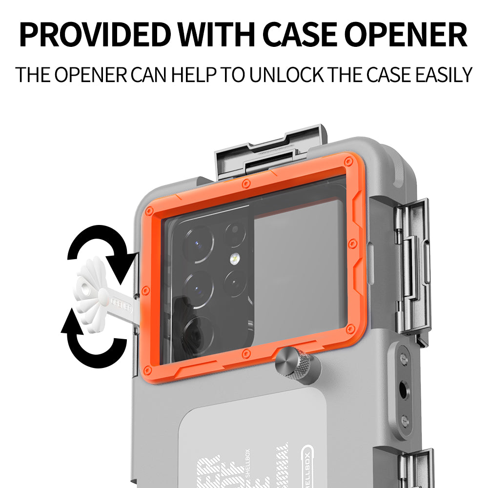 Samsung Galaxy A14 Case Waterproof Diving 50ft Brick Stand V2.0