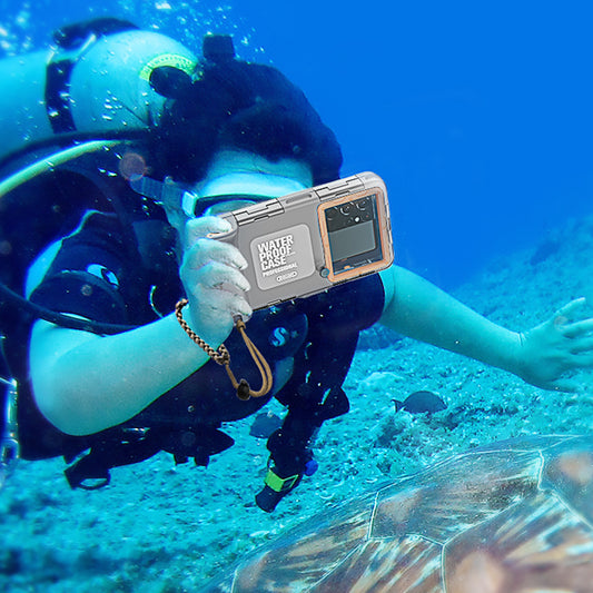 Apple iPhone 7 Plus Case Waterproof Diving 50ft Brick Stand V2.0
