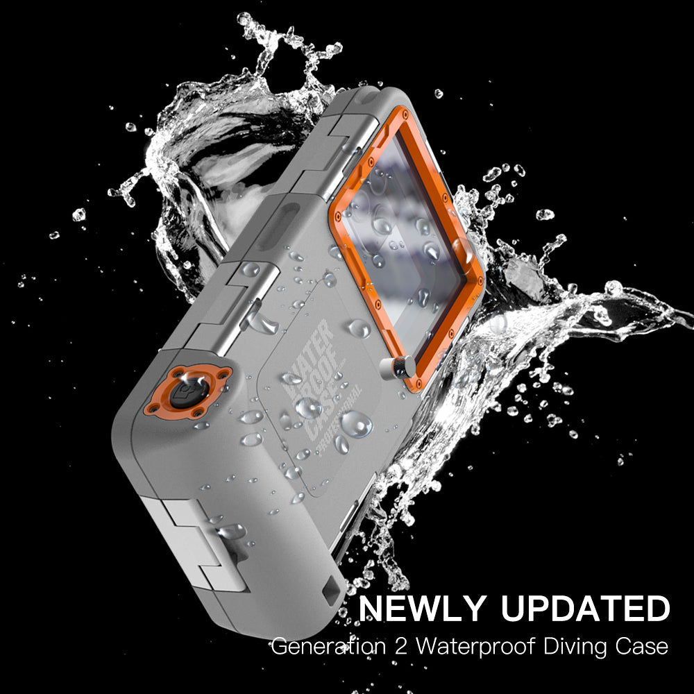 Samsung Galaxy A14 Case Waterproof Diving 50ft Brick Stand V2.0