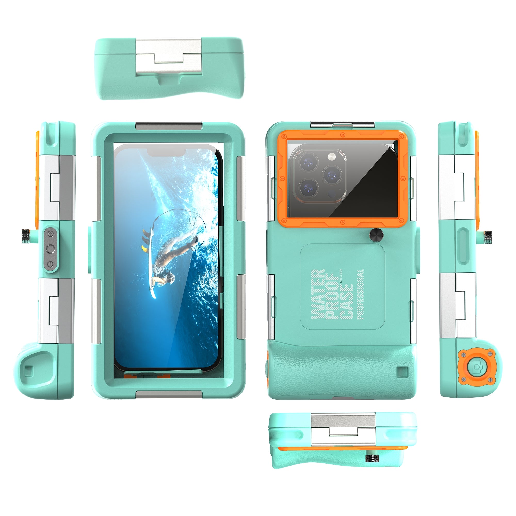 Samsung Galaxy S21 Plus Case Waterproof Diving 50ft Brick Stand V2.0