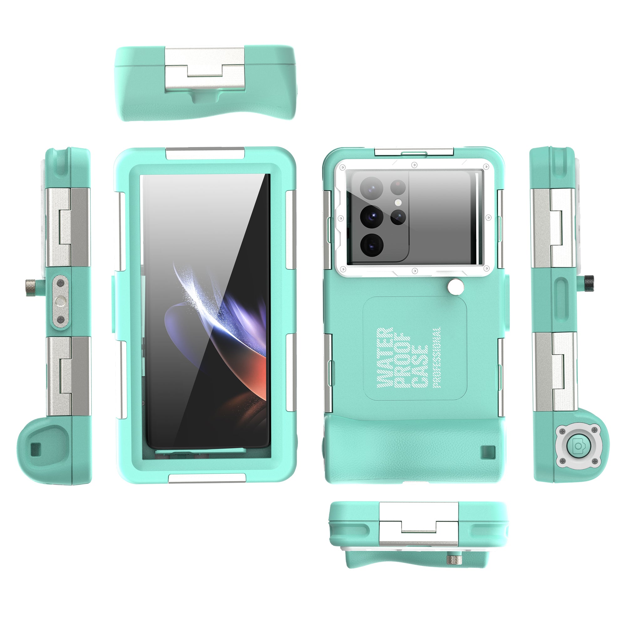 Samsung Galaxy S22 Plus Case Waterproof Diving 50ft Brick Stand V2.0