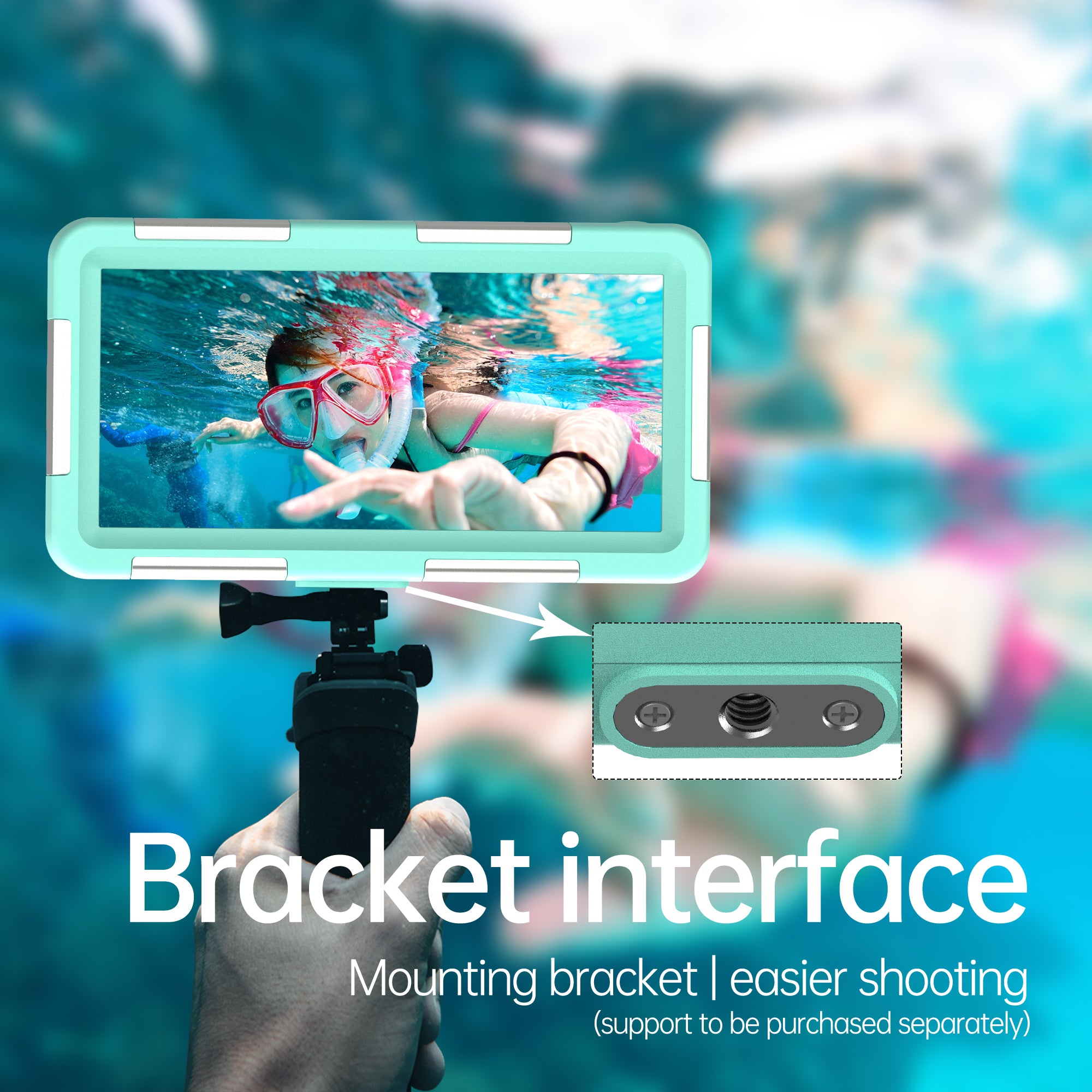 Samsung Galaxy S22 Plus Case Waterproof Diving 50ft Brick Stand V2.0