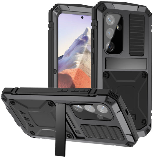 Samsung Galaxy S24 Case Metal Stand 3-Defenses V1.0