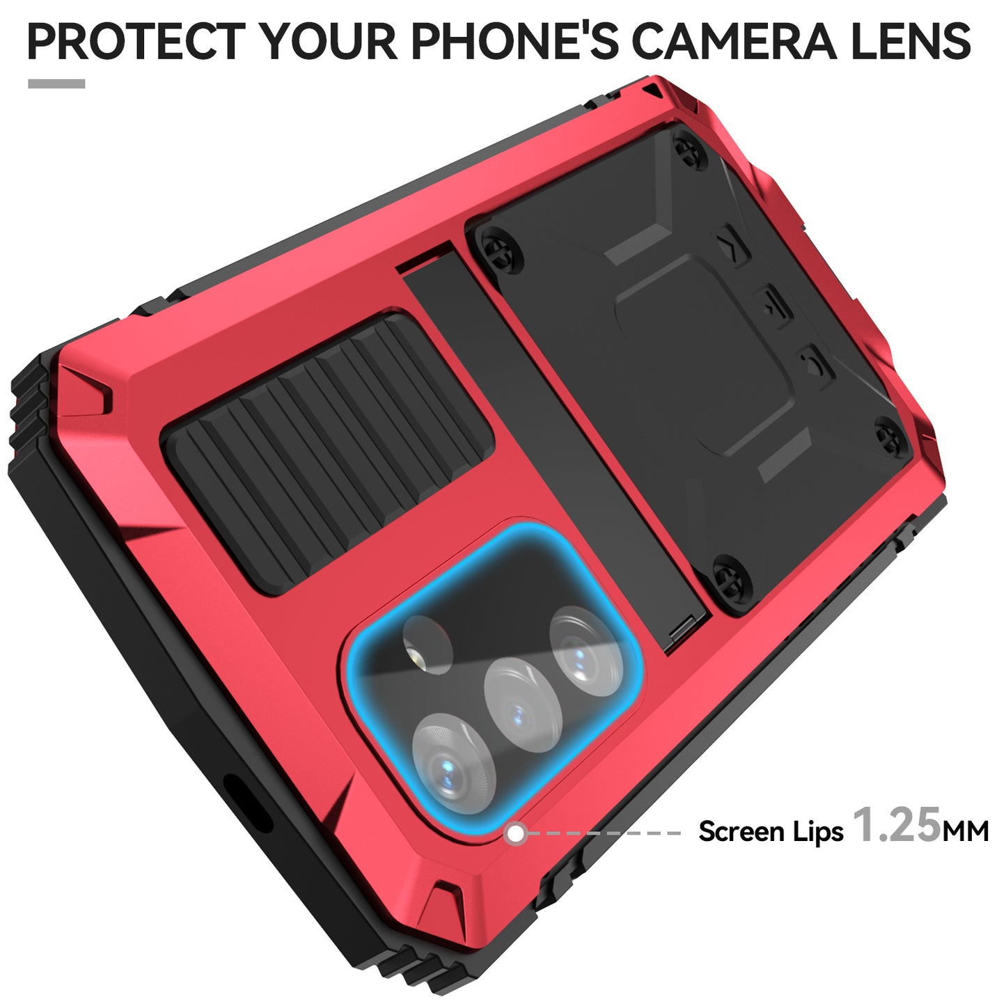 Samsung Galaxy S24 Plus Case Metal Stand 3-Defenses V1.0