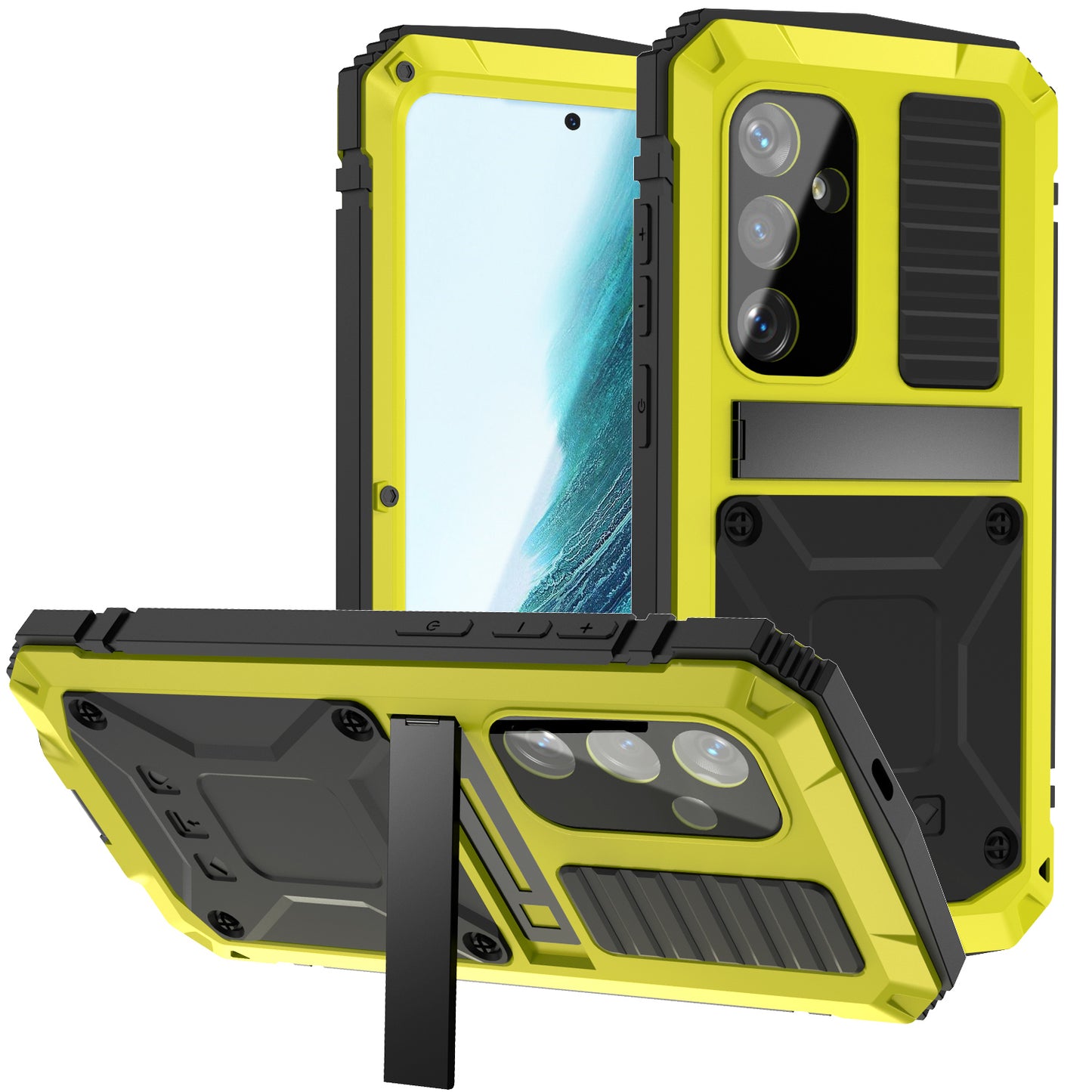 Samsung Galaxy S24 Plus Case Metal Stand 3-Defenses V1.0