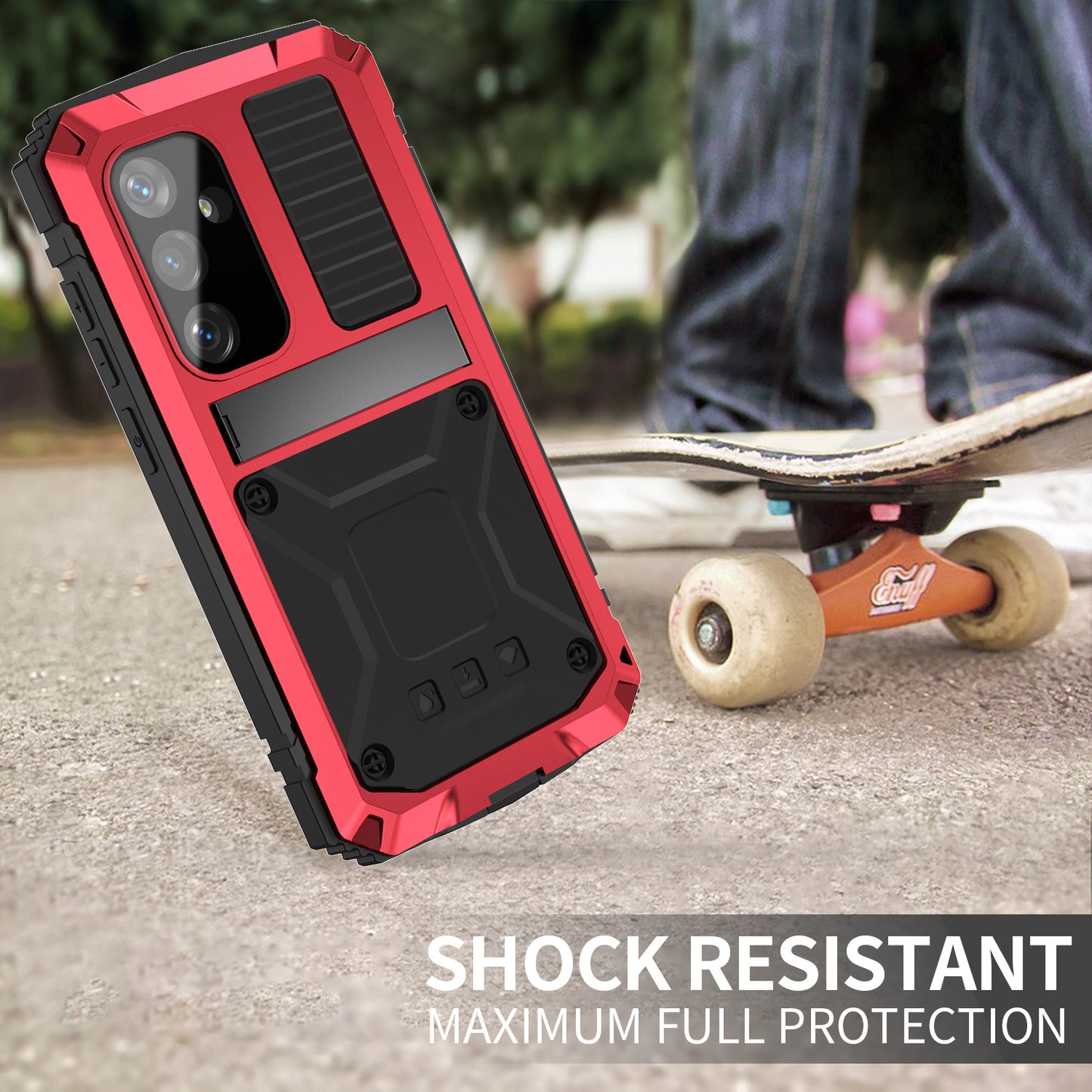 Samsung Galaxy S24 Plus Case Metal Stand 3-Defenses V1.0
