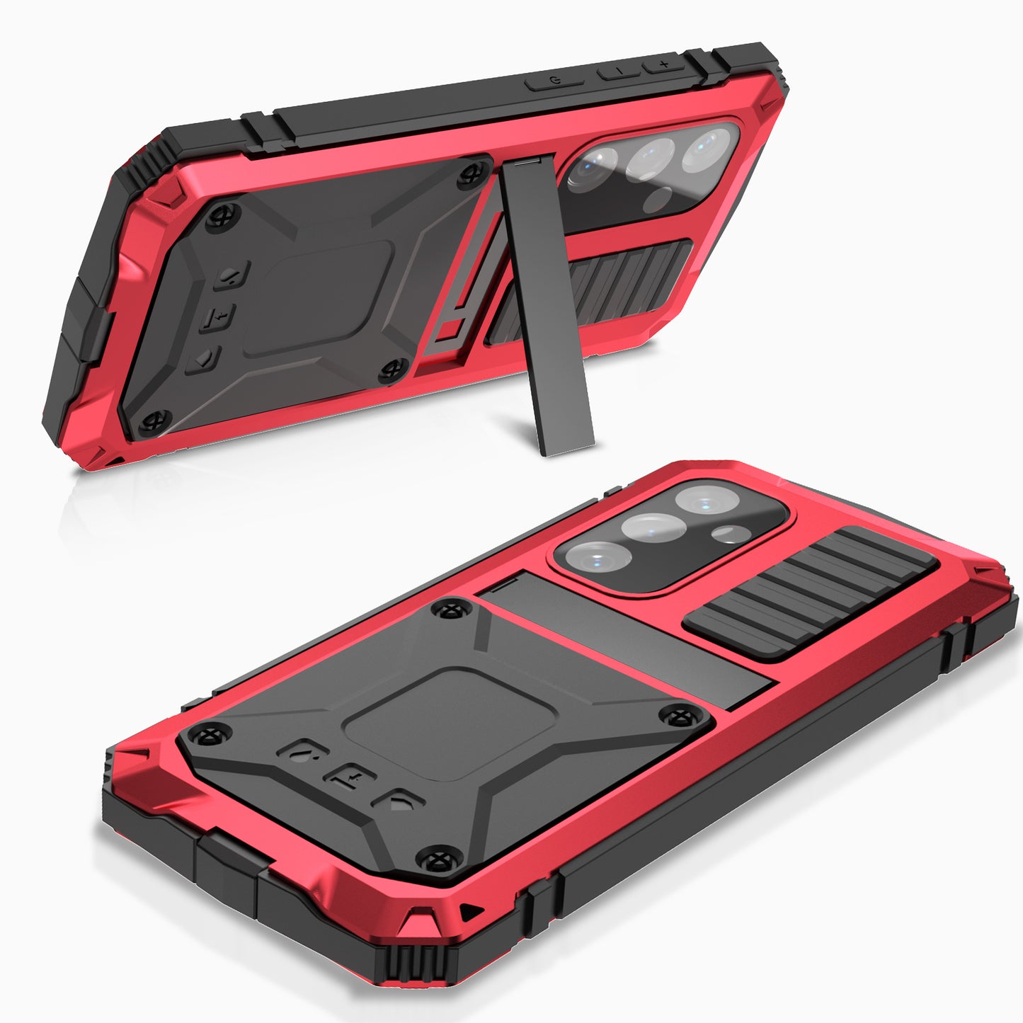 Samsung Galaxy S24 Plus Case Metal Stand 3-Defenses V1.0