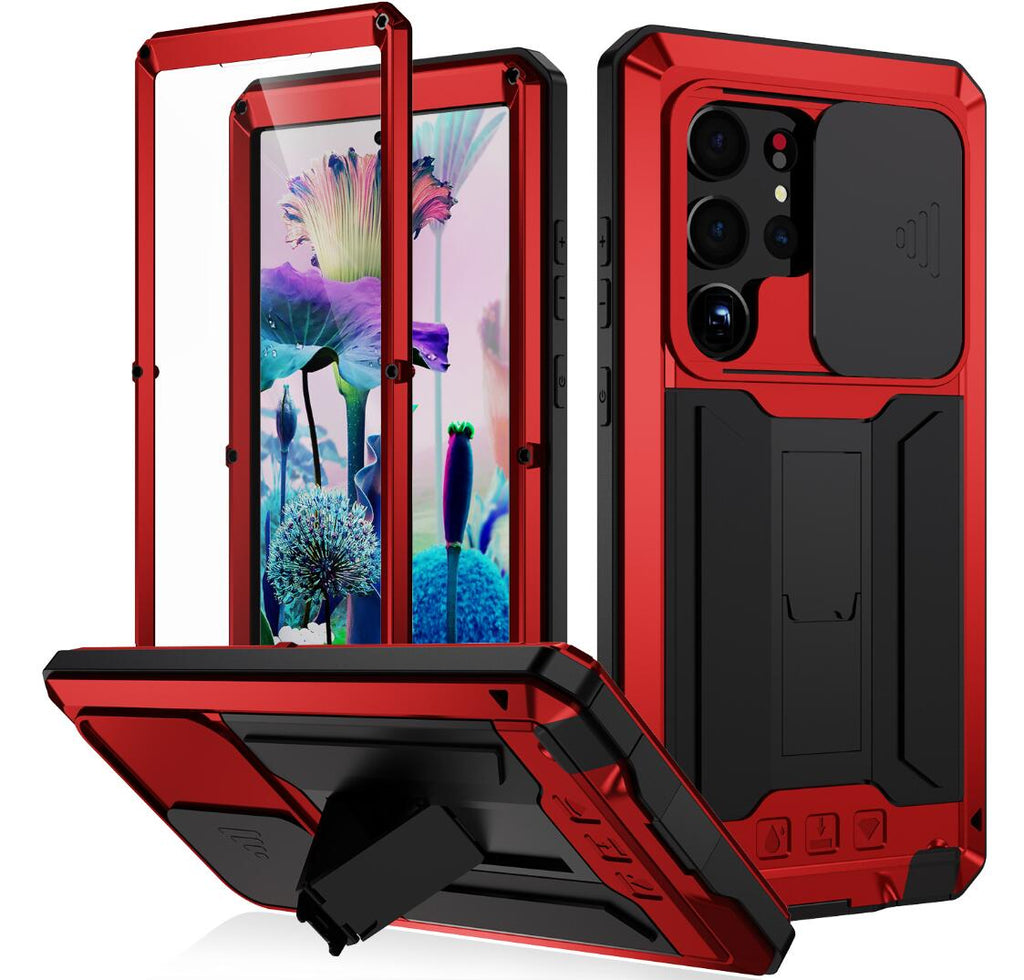 Samsung Galaxy S22 Ultra Case Metal Lens Protection 3-Defenses V2.0