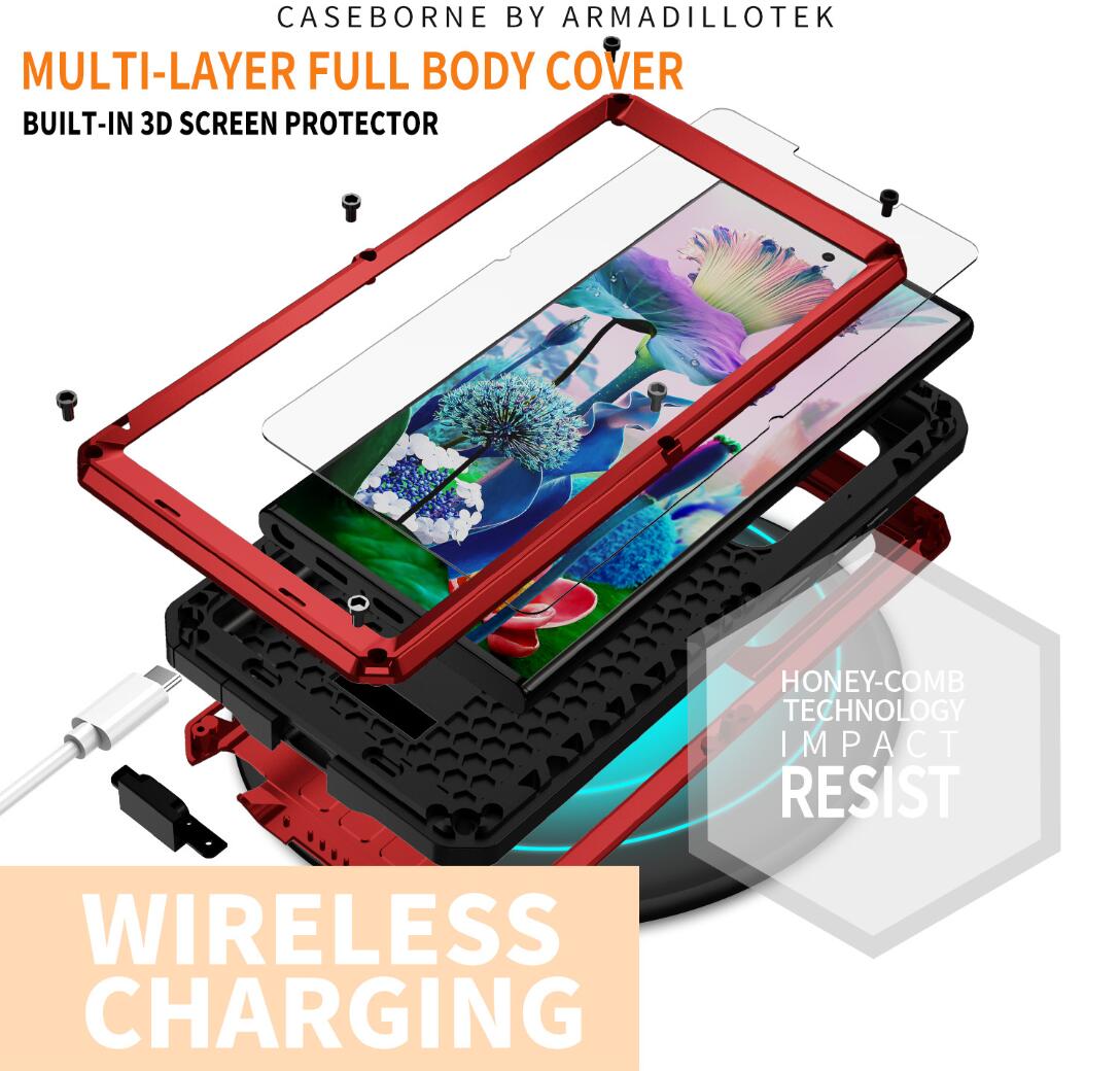 Samsung Galaxy S22 Ultra Case Metal Lens Protection 3-Defenses V2.0