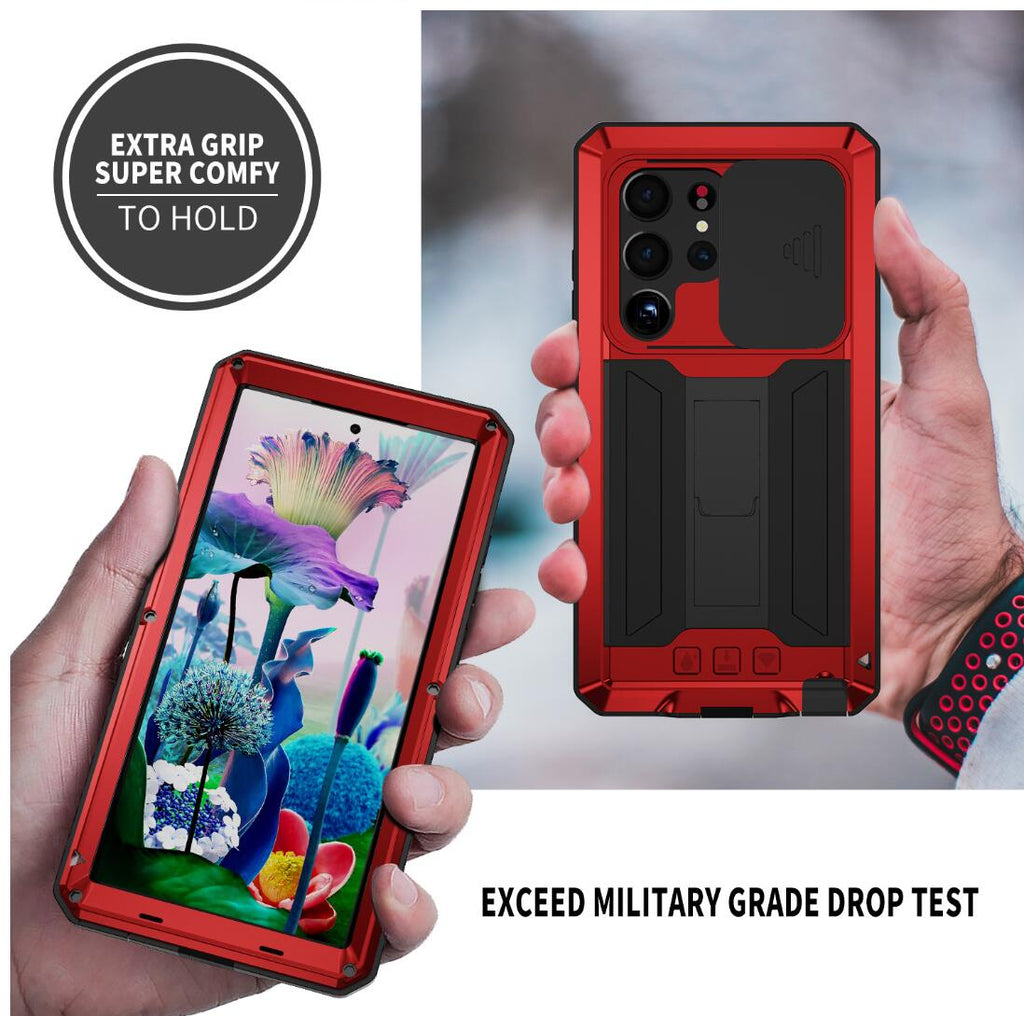 Samsung Galaxy S22 Ultra Case Metal Lens Protection 3-Defenses V2.0