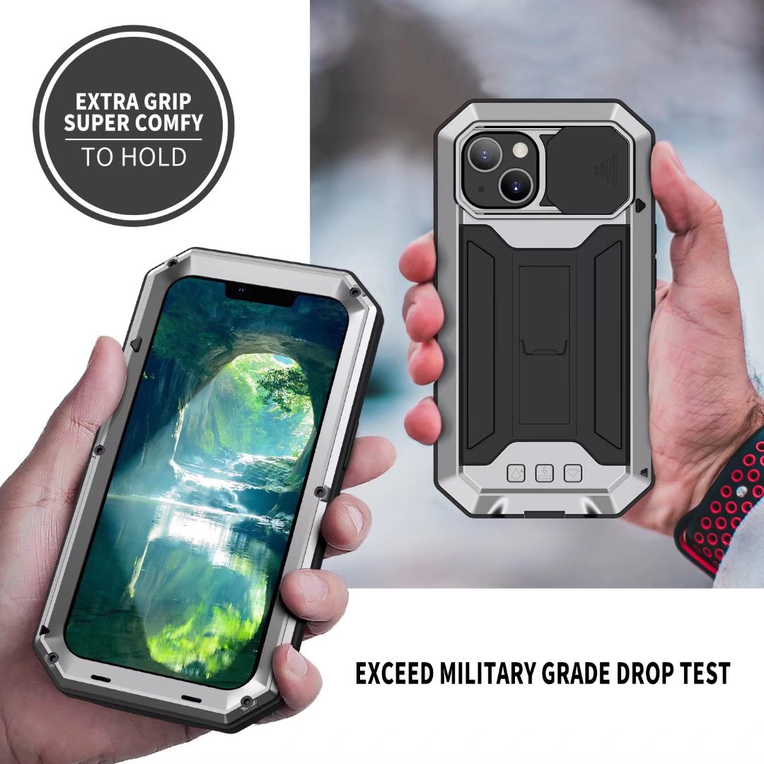 Apple iPhone 13 Case Metal Lens Protection 3-Defenses V2.0