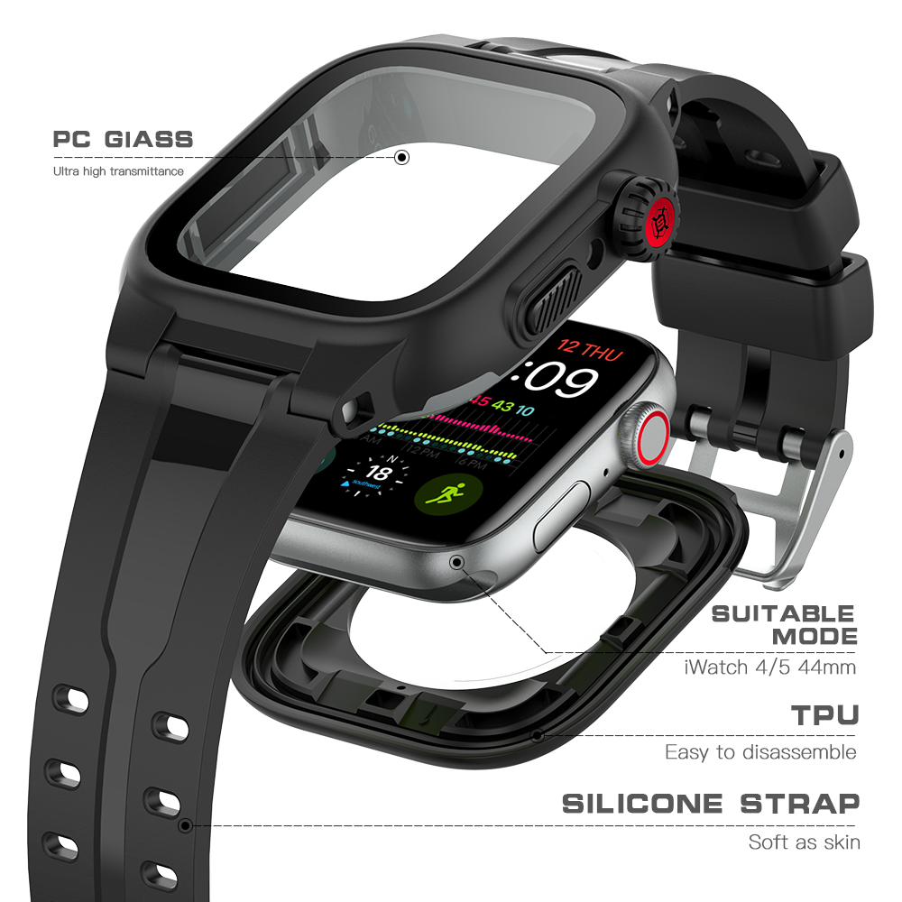 Apple Watch Series 4 44mm Case Waterproof Burst Slim Full Protection