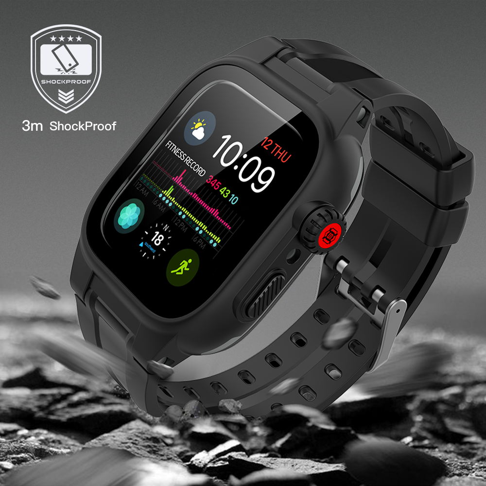 Apple Watch Series 4 44mm Case Waterproof Burst Slim Full Protection