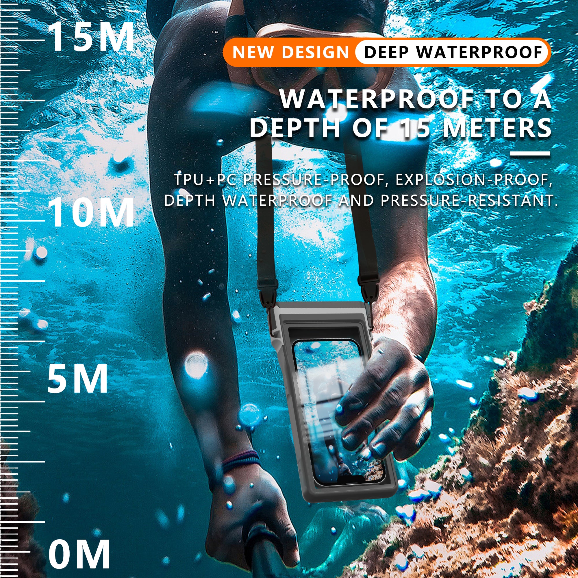 Apple iPhone 12 Mini Bag Waterproof Diving 50ft Box Slim V2.0