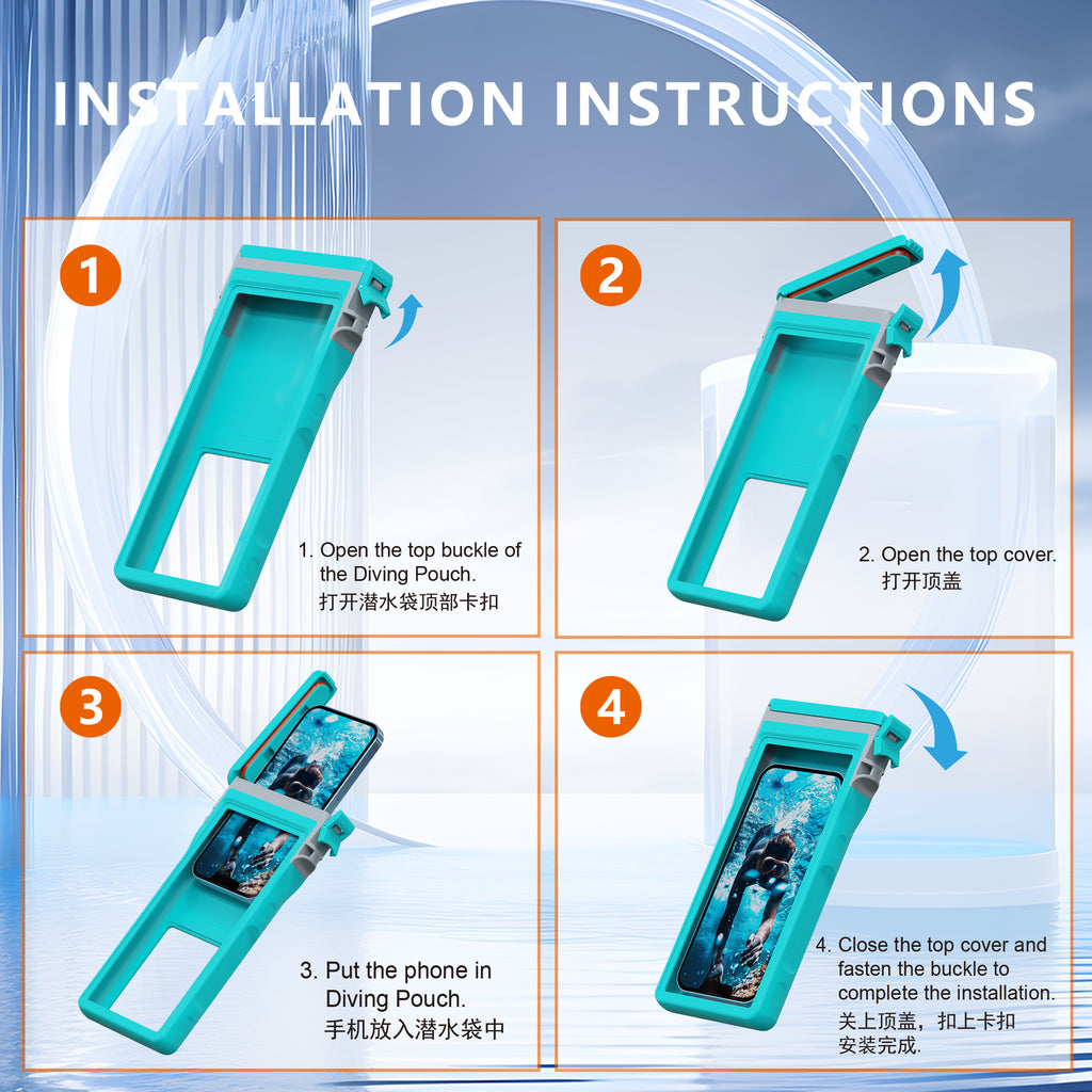 Apple iPhone 11 Pro Bag Waterproof Diving 50ft Box Slim V2.0