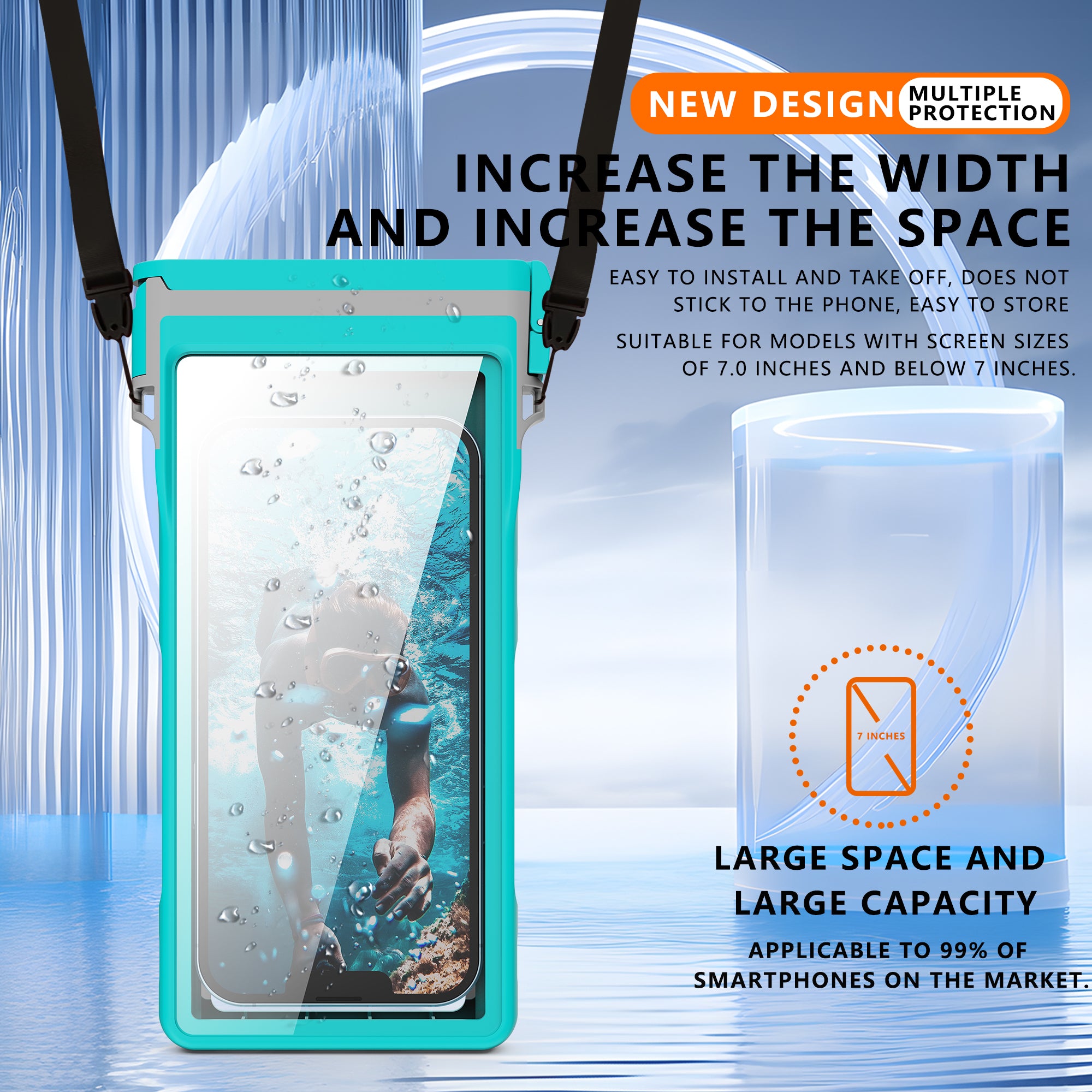 Apple iPhone 11 Pro Bag Waterproof Diving 50ft Box Slim V2.0