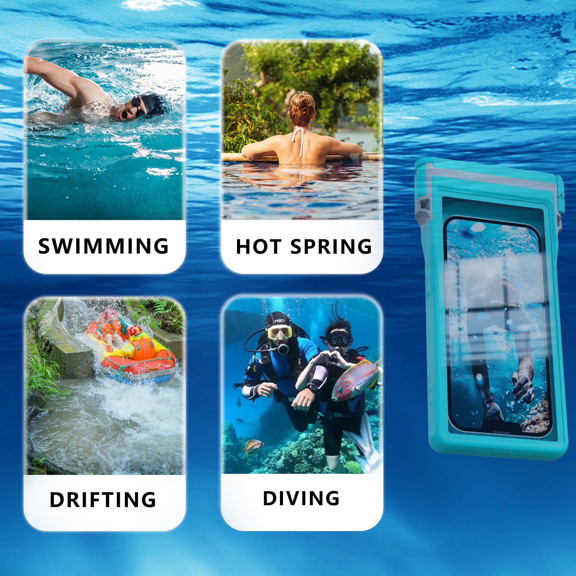 Apple iPhone 11 Pro Bag Waterproof Diving 50ft Box Slim V2.0