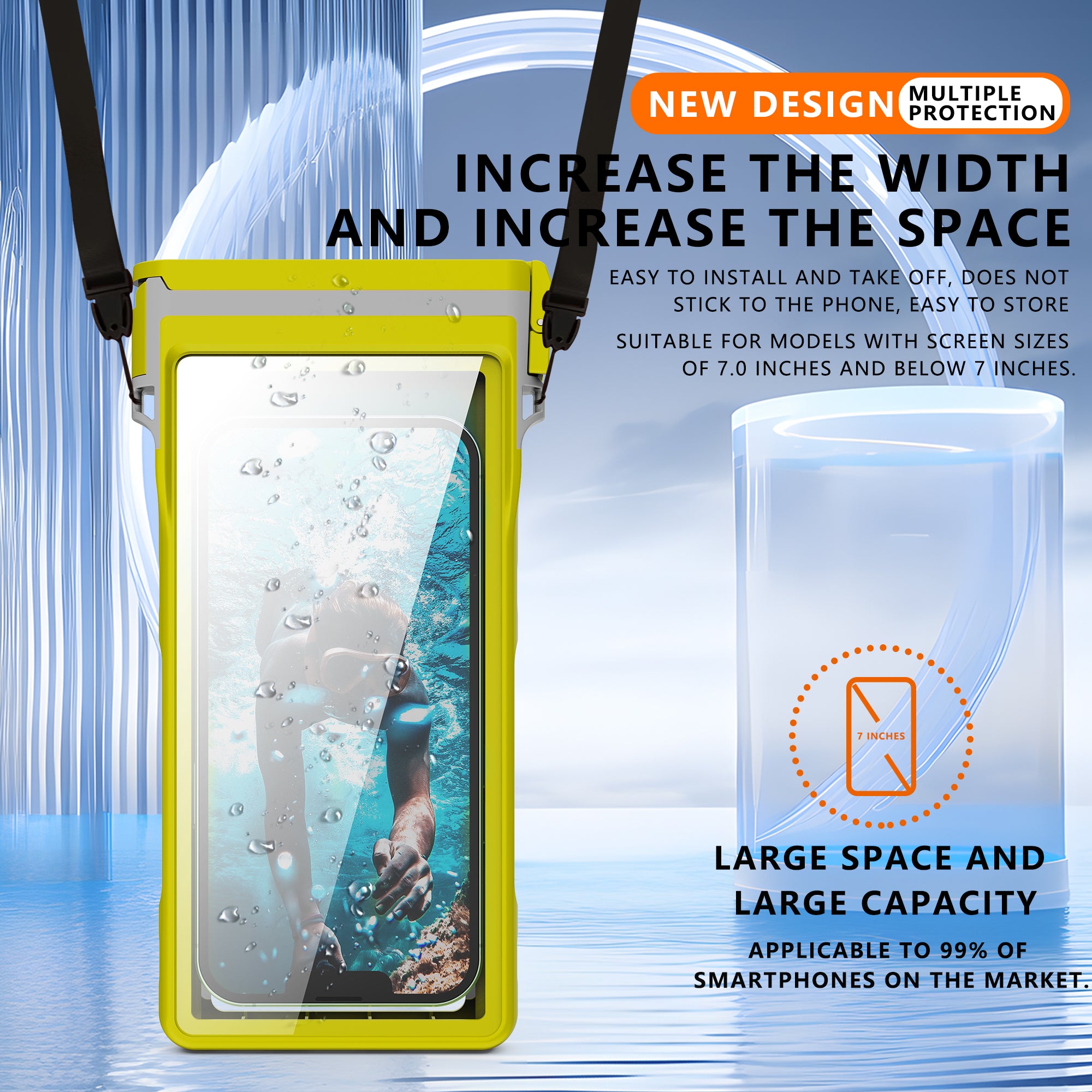 Apple iPhone 13 Mini Bag Waterproof Diving 50ft Box Slim V2.0