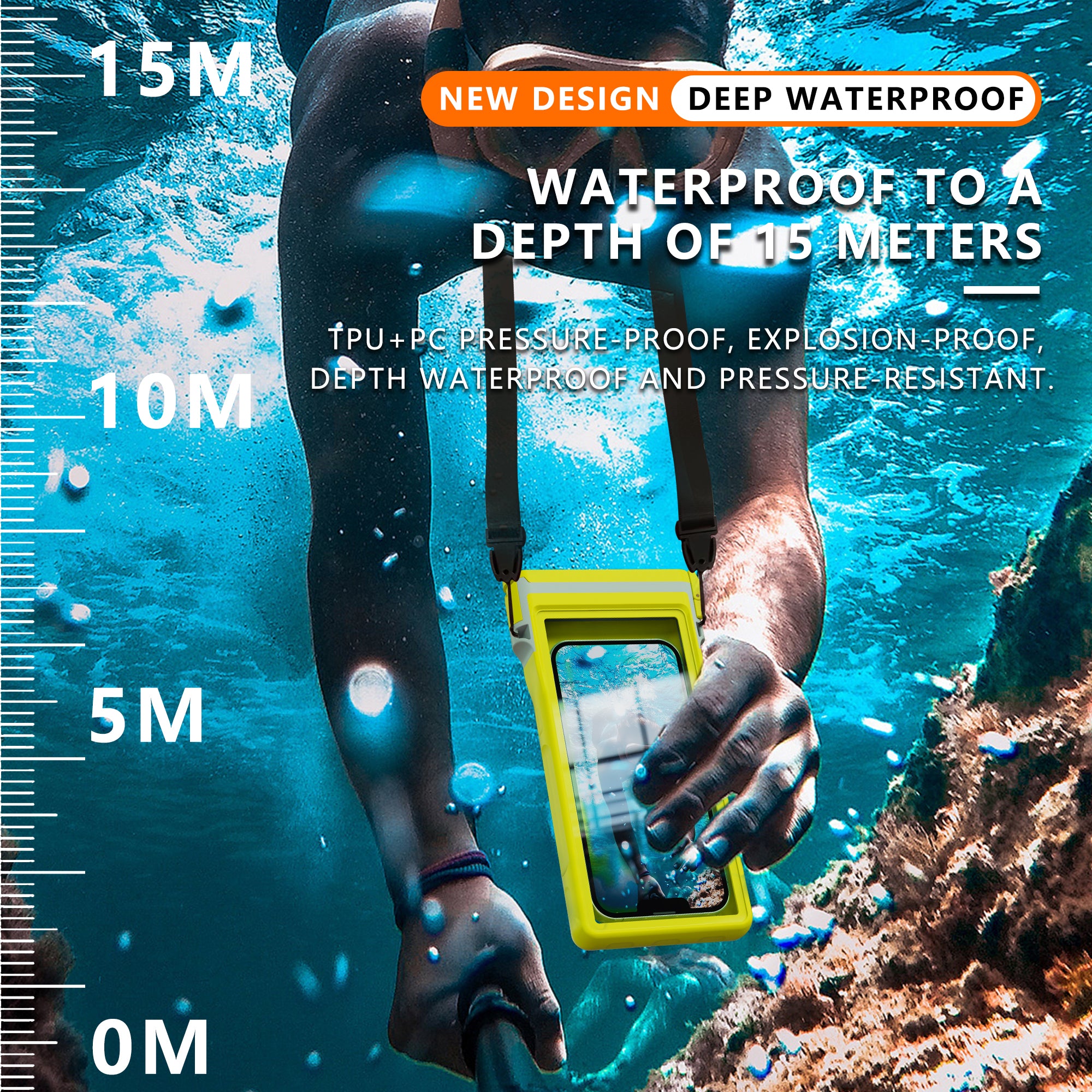 Apple iPhone 13 Mini Bag Waterproof Diving 50ft Box Slim V2.0