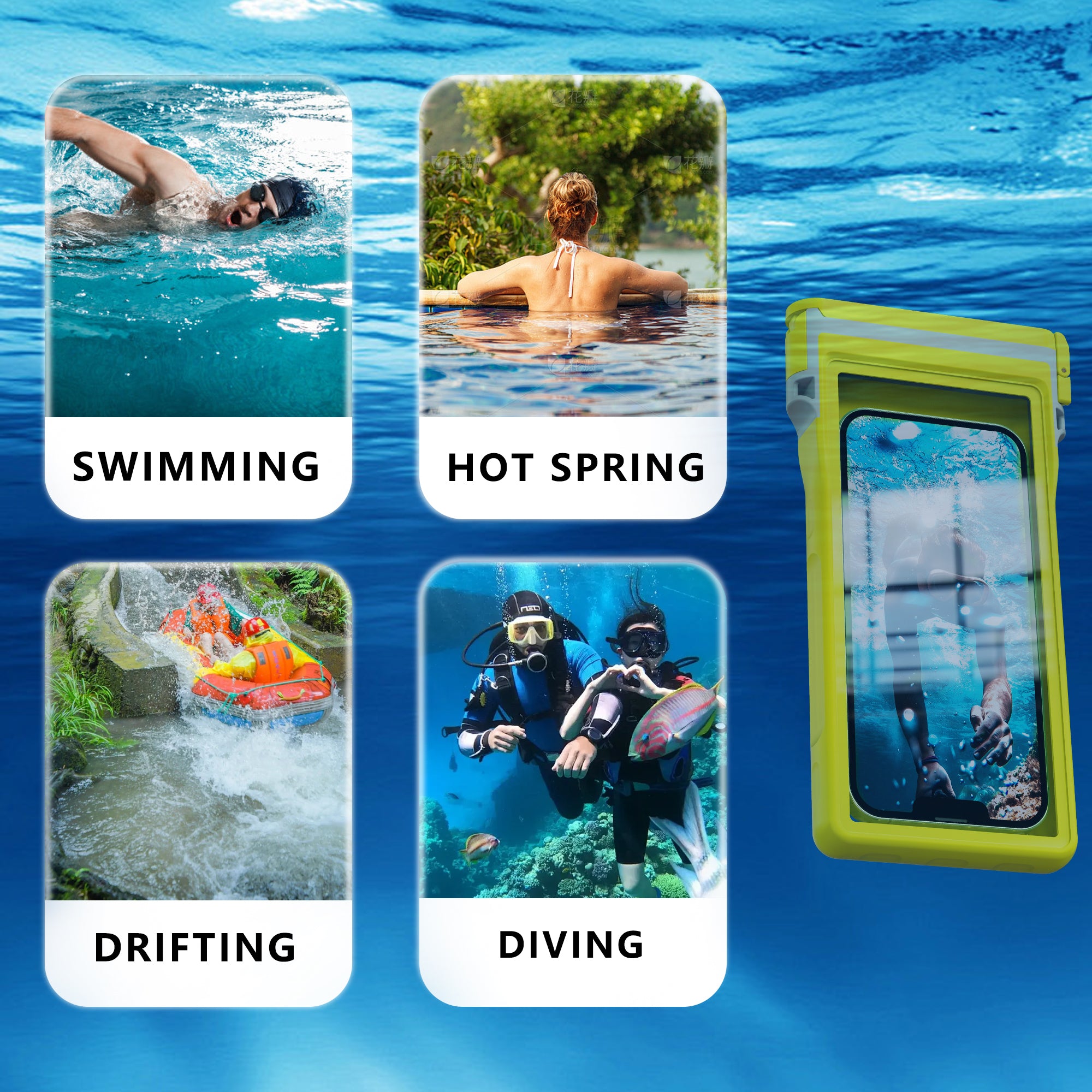 Apple iPhone 13 Mini Bag Waterproof Diving 50ft Box Slim V2.0