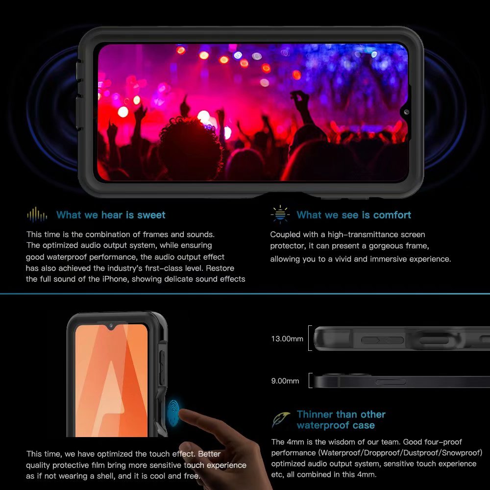 Samsung Galaxy A32 Case Waterproof Burst Slim Full Protection