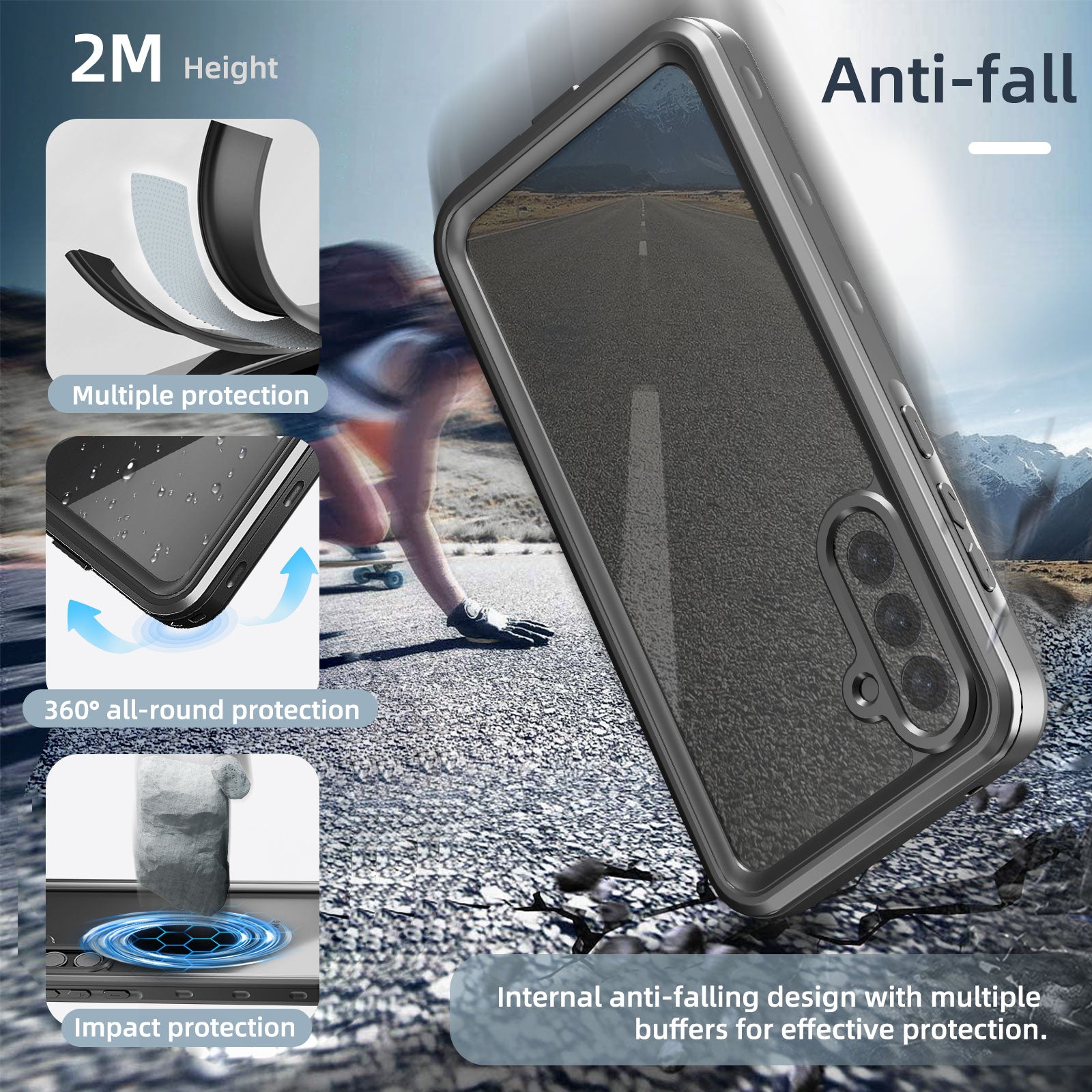 Samsung Galaxy A35 Case Waterproof Burst Slim Full Protection