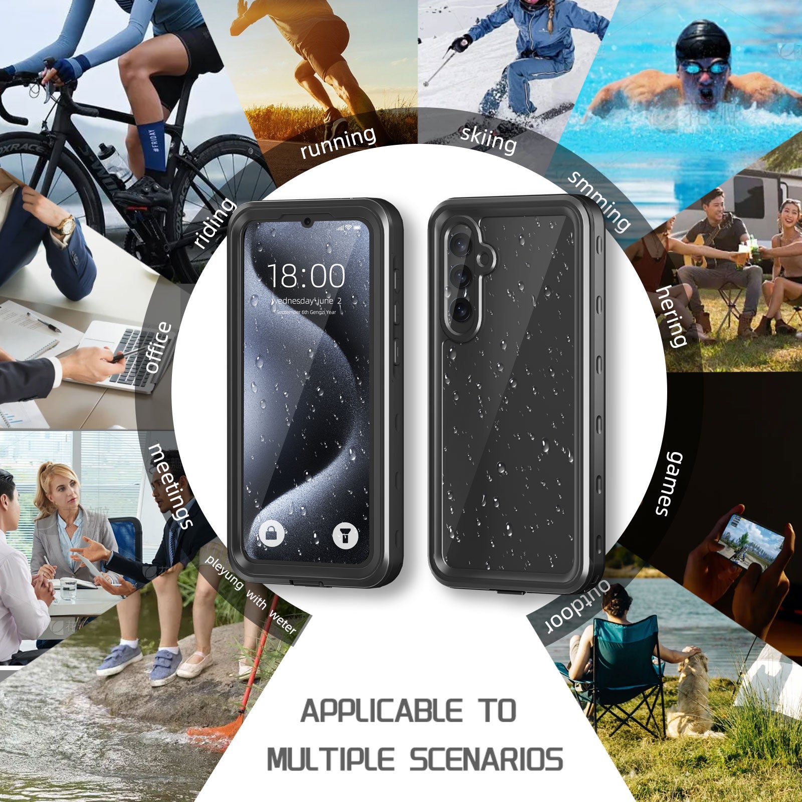 Samsung Galaxy A35 Case Waterproof Burst Slim Full Protection
