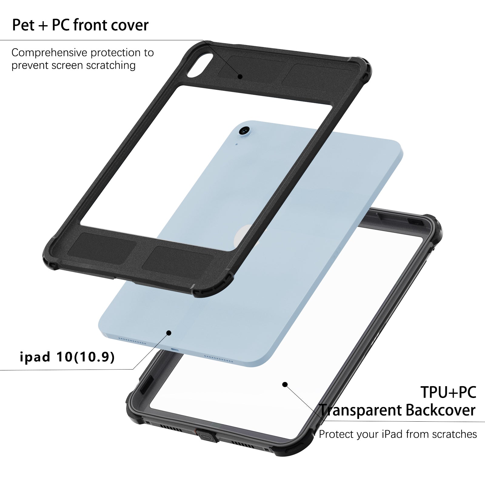 Apple iPad 10 Case Waterproof Burst Slim Full Protection