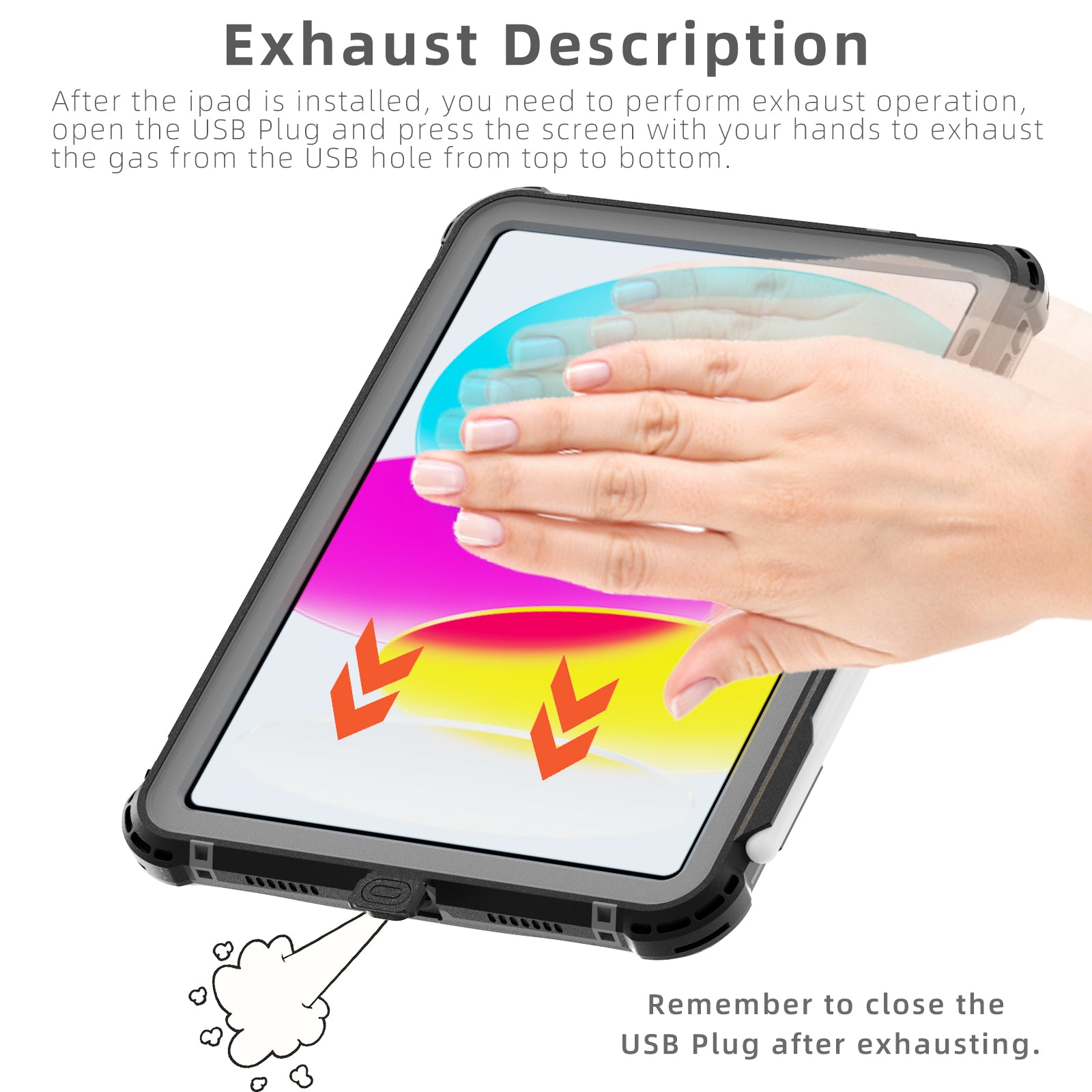 Apple iPad 10 Case Waterproof Burst Slim Full Protection