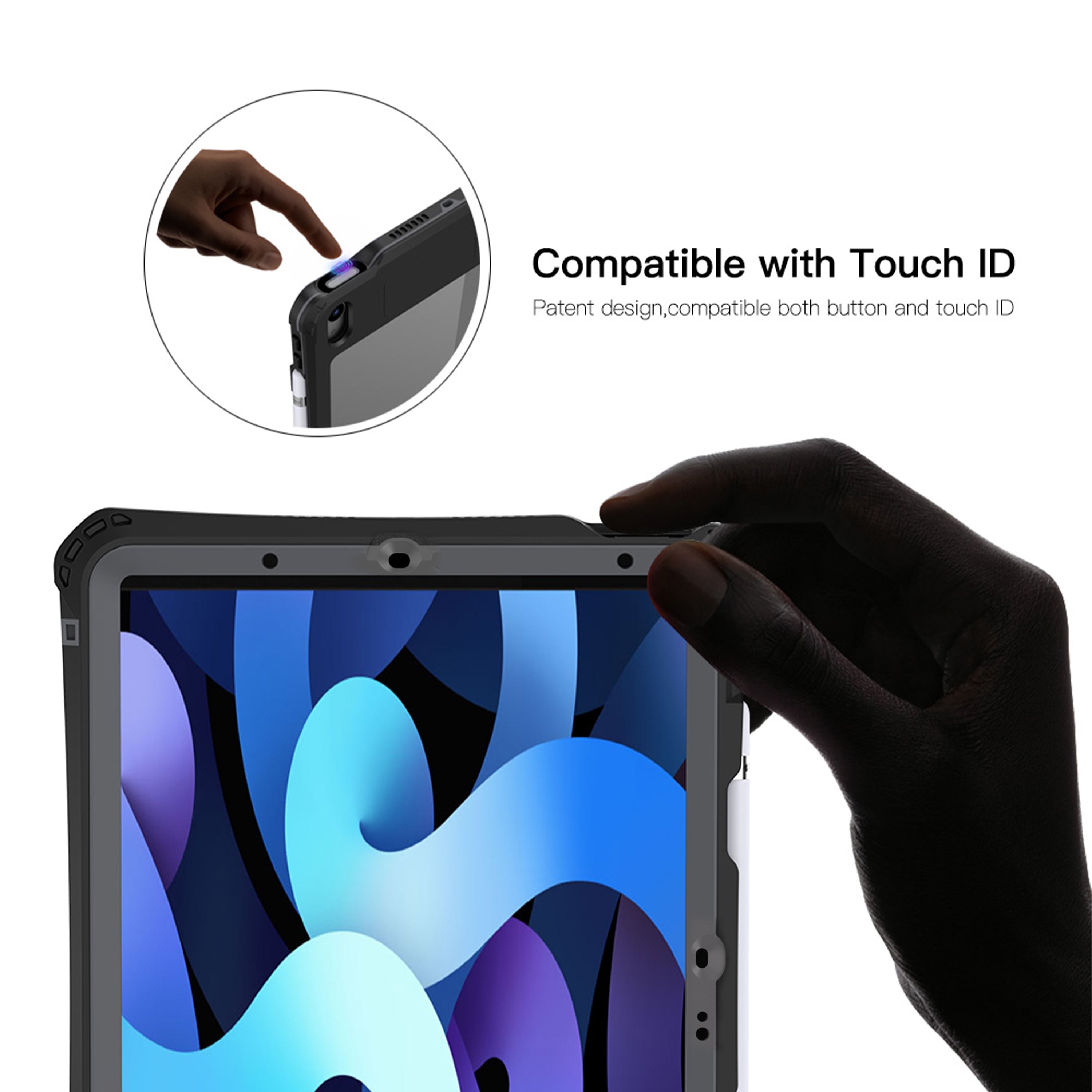 Apple iPad Air 7 11-inch Case Waterproof Burst Slim Full Protection