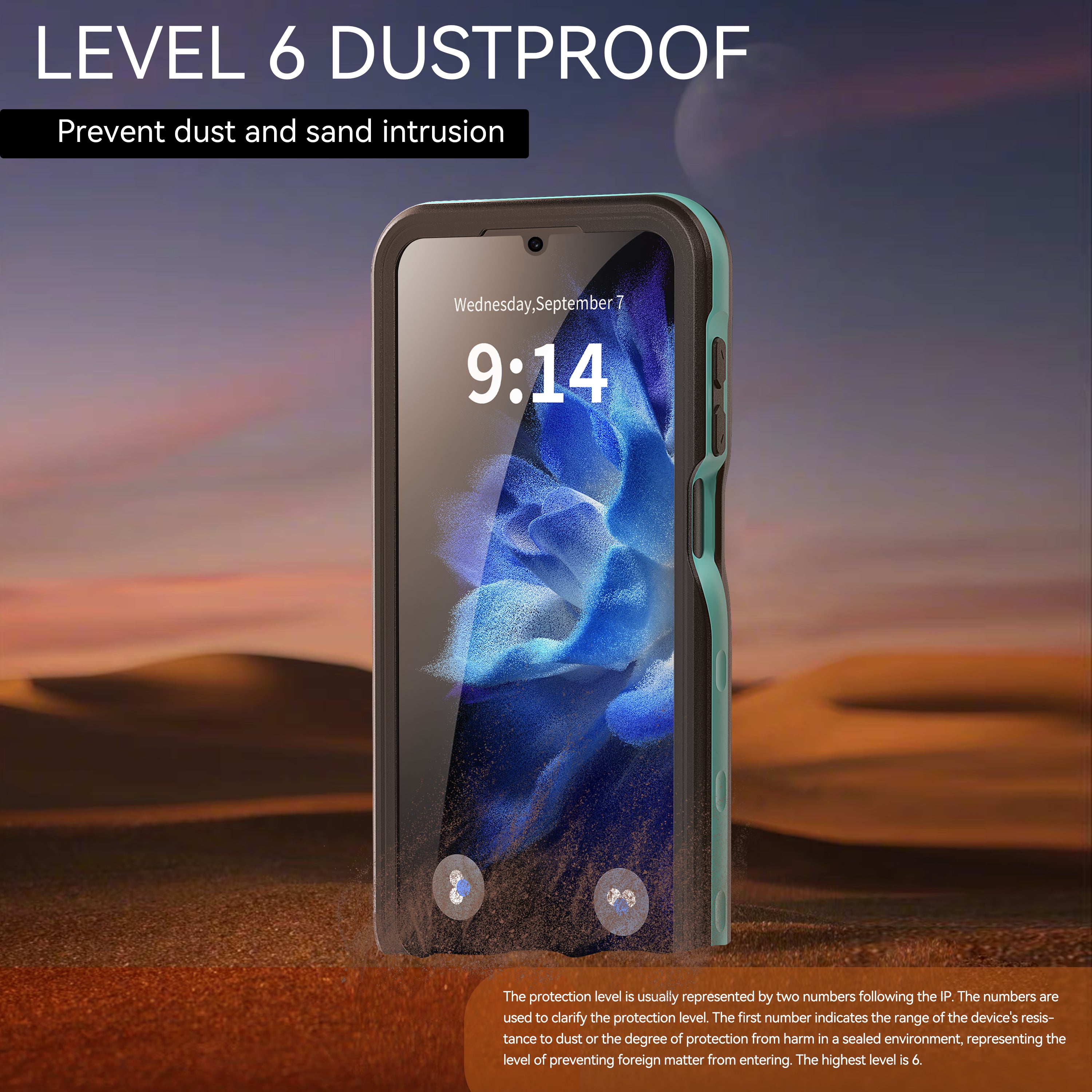 Samsung Galaxy A16 Case Waterproof Dot Clear Full Protection