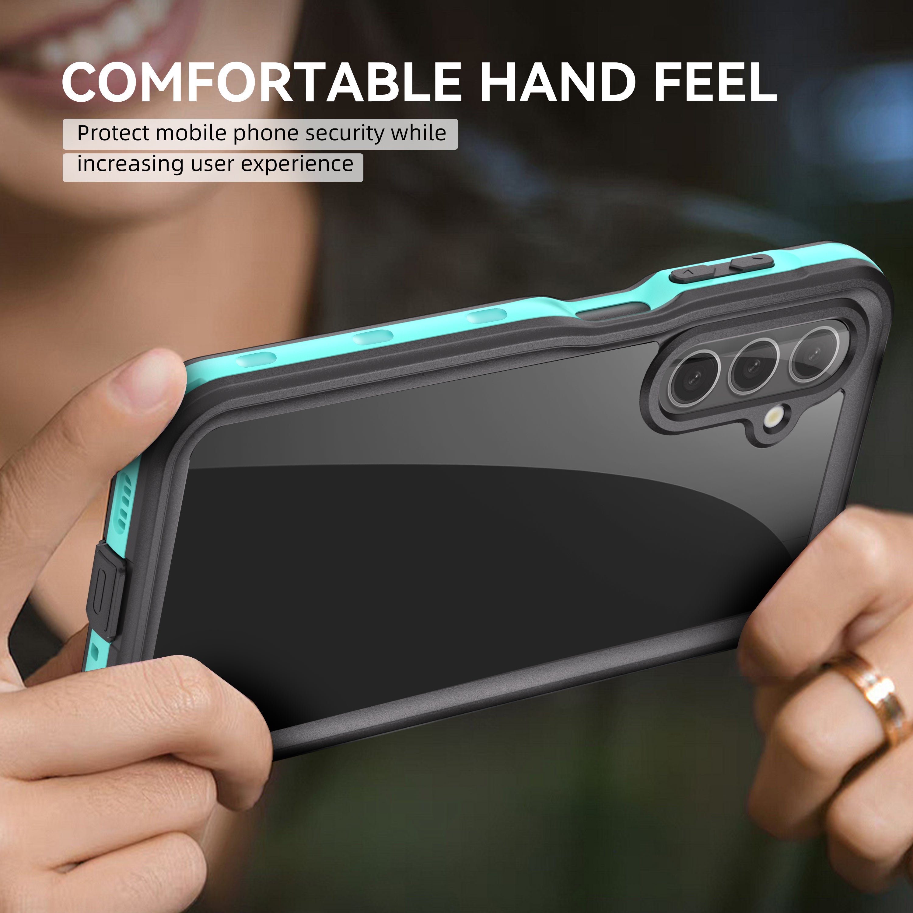 Samsung Galaxy A16 Case Waterproof Dot Clear Full Protection