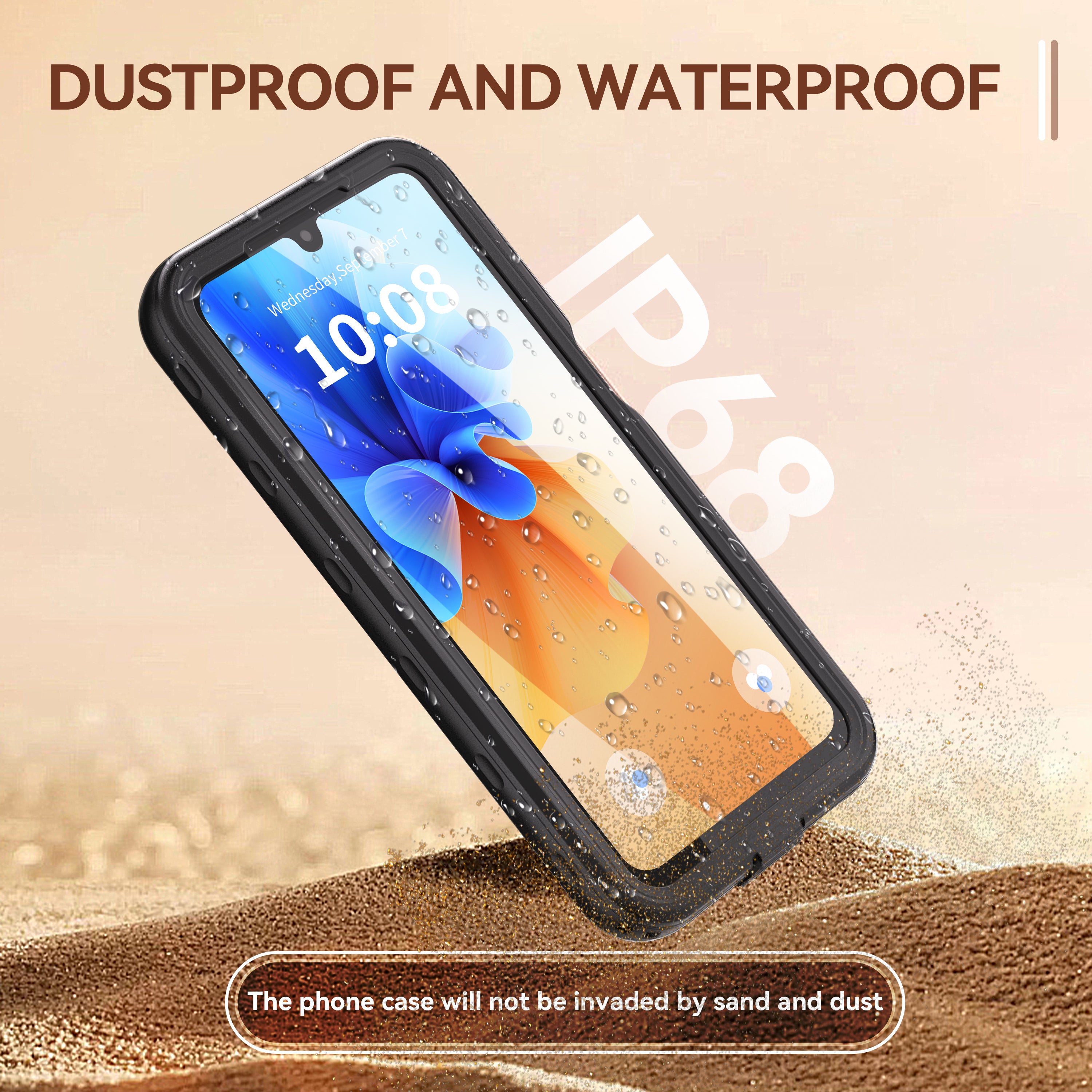 Samsung Galaxy A26 Case Waterproof Dot Clear Full Protection