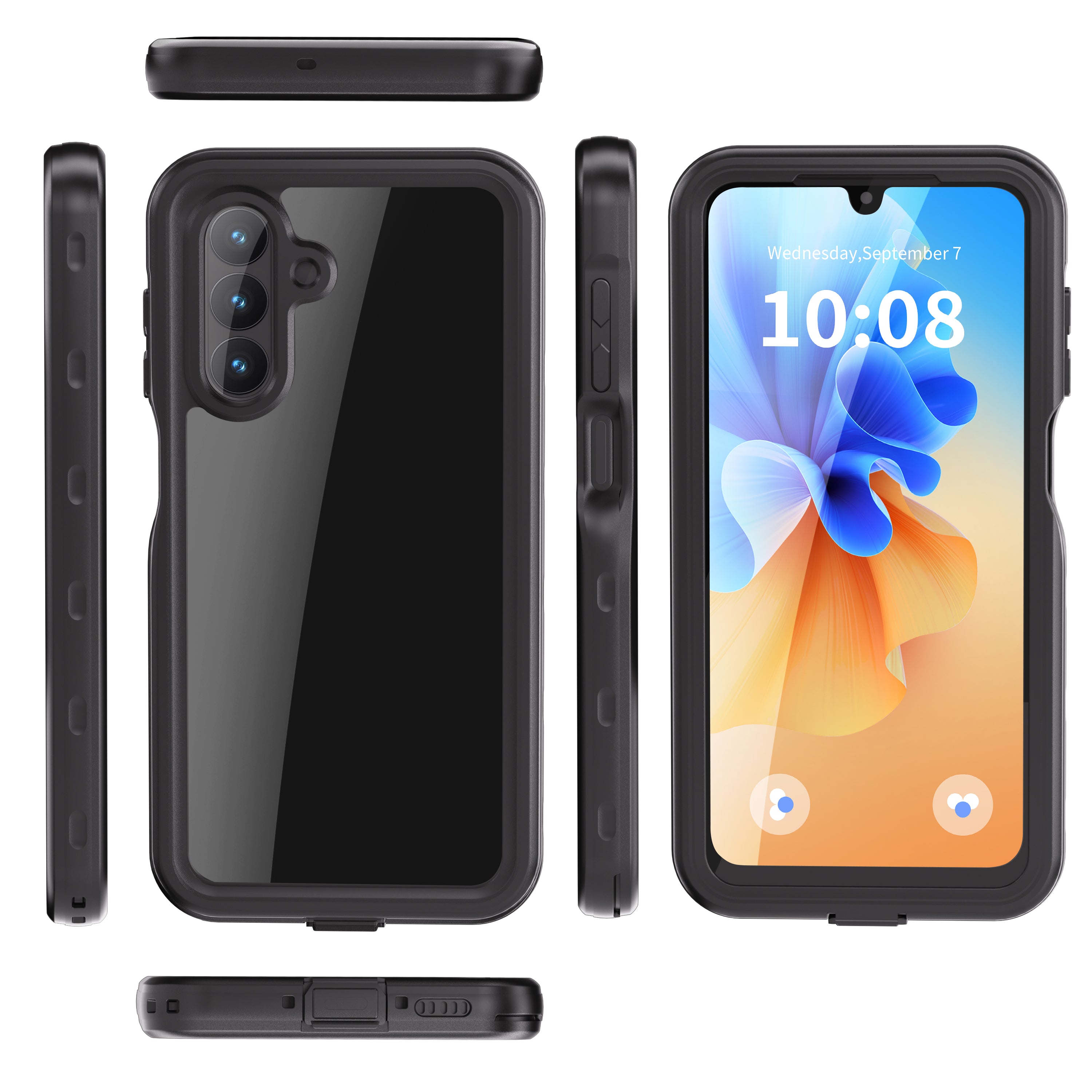 Samsung Galaxy A26 Case Waterproof Dot Clear Full Protection
