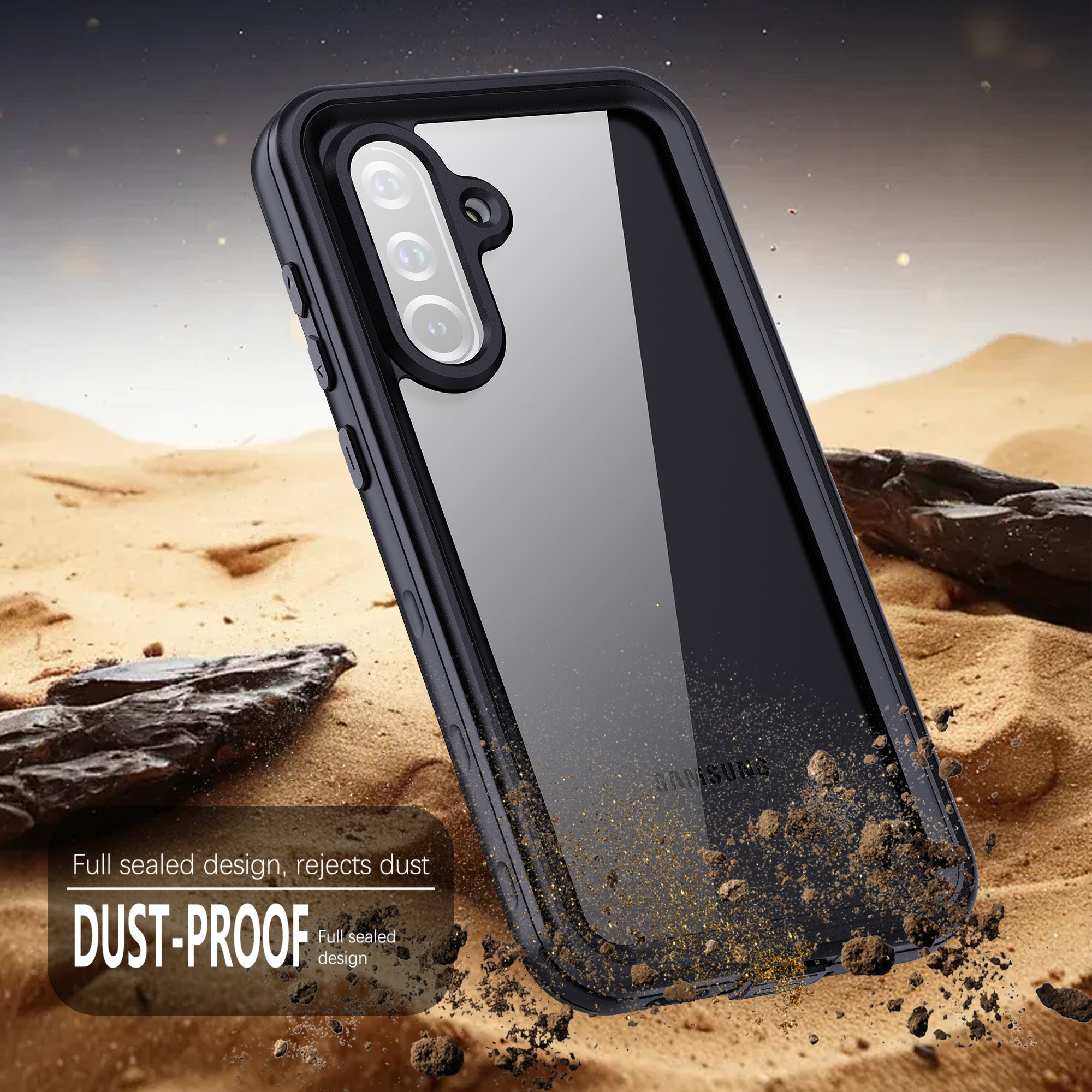 Samsung Galaxy A36 Case Waterproof Dot Clear Full Protection