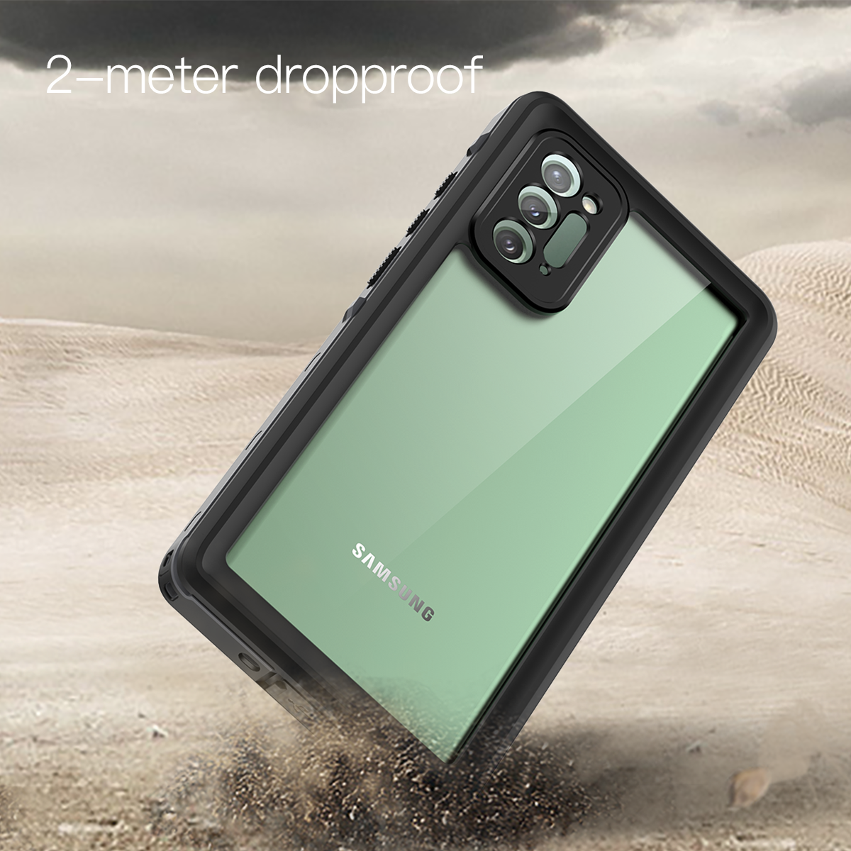 Samsung Galaxy Note20 Case Waterproof Dot Clear Full Protection