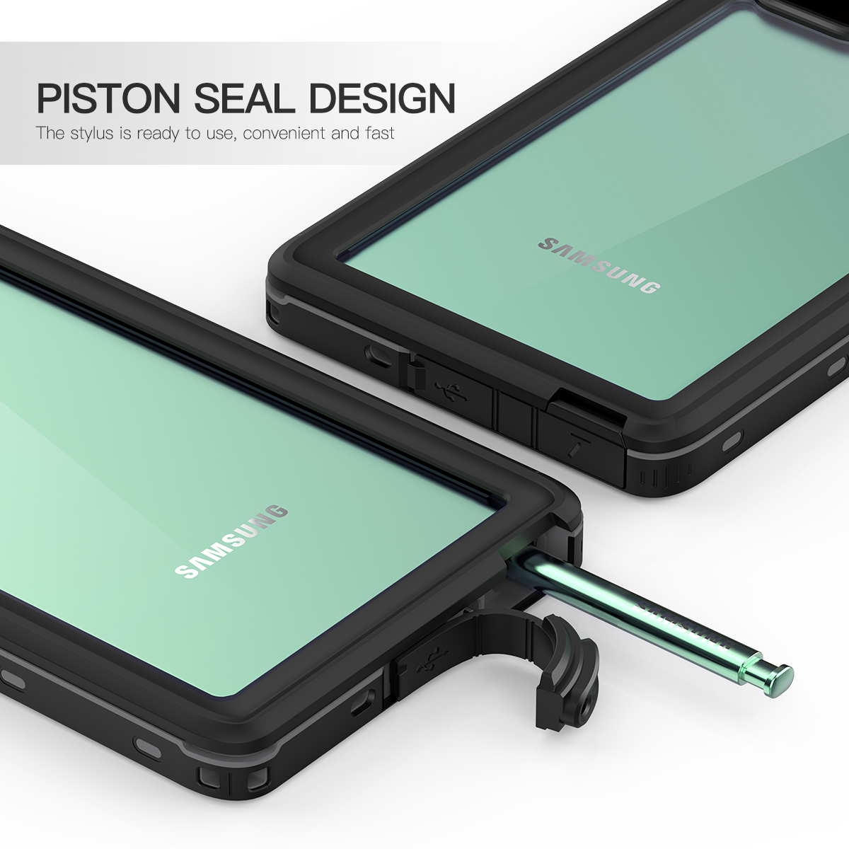 Samsung Galaxy Note20 Case Waterproof Dot Clear Full Protection