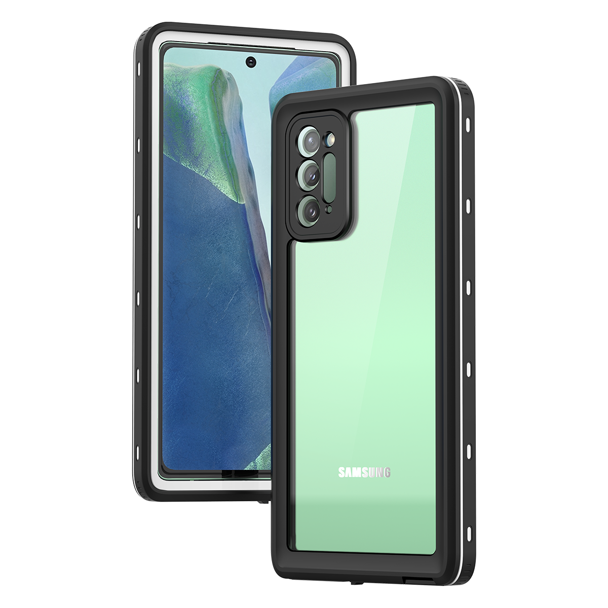 Samsung Galaxy Note20 Case Waterproof Dot Clear Full Protection