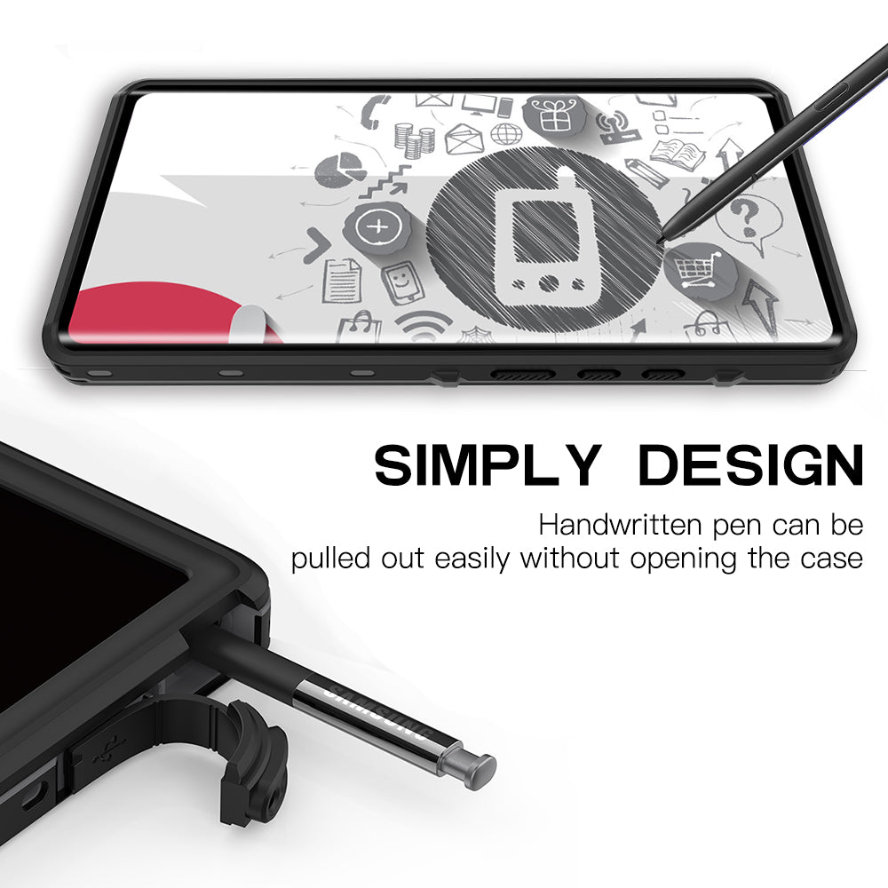 Samsung Galaxy Note20 Ultra Case Waterproof Dot Clear Full Protection