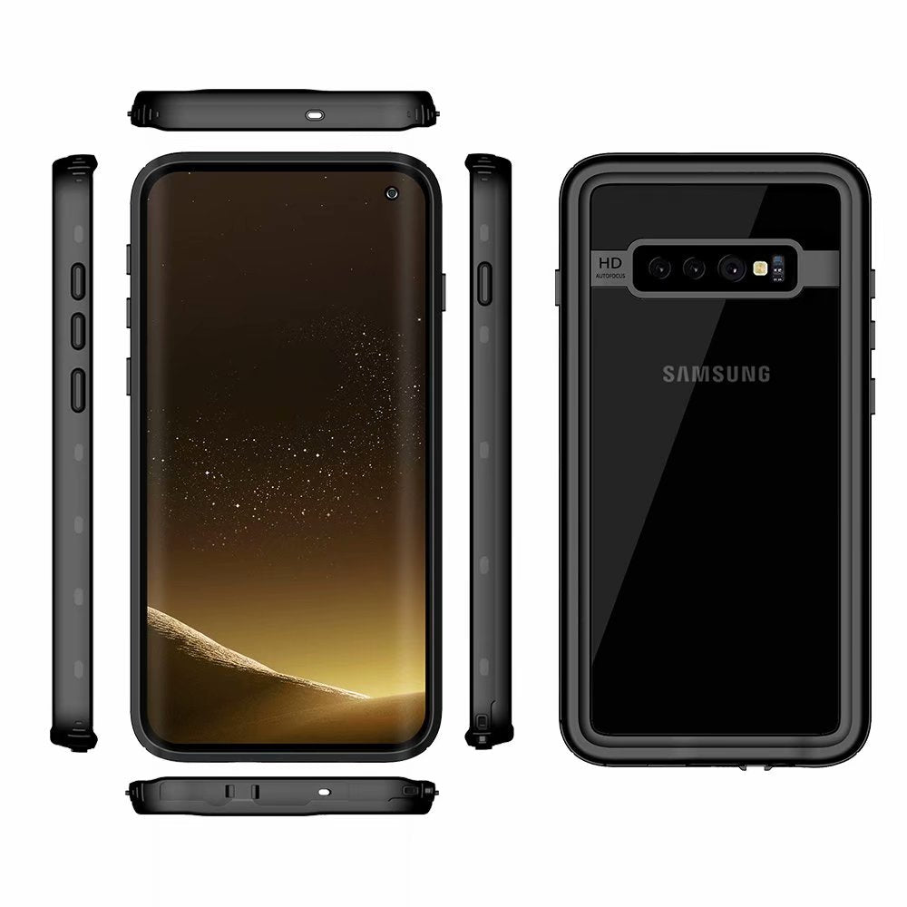 Samsung Galaxy S10 Case Waterproof Dot Clear Full Protection