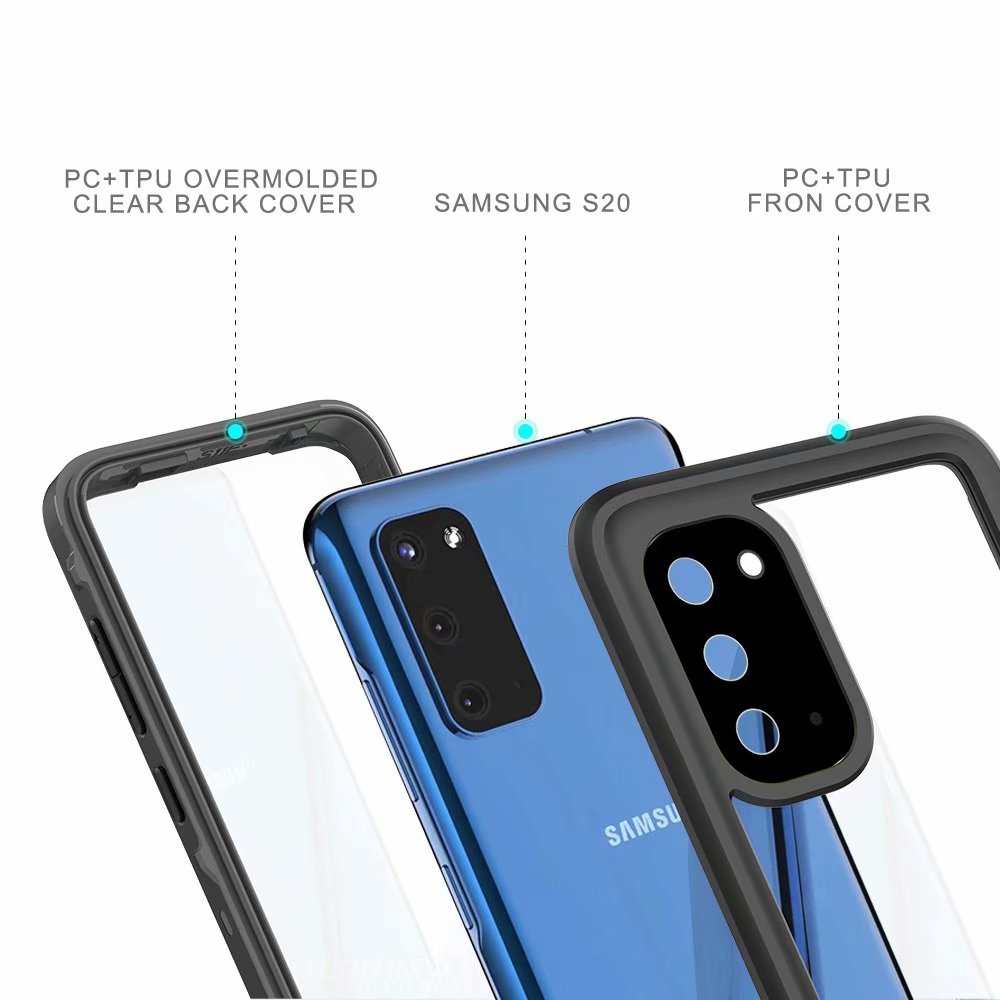 Samsung Galaxy S20 Case Waterproof Dot Clear Full Protection