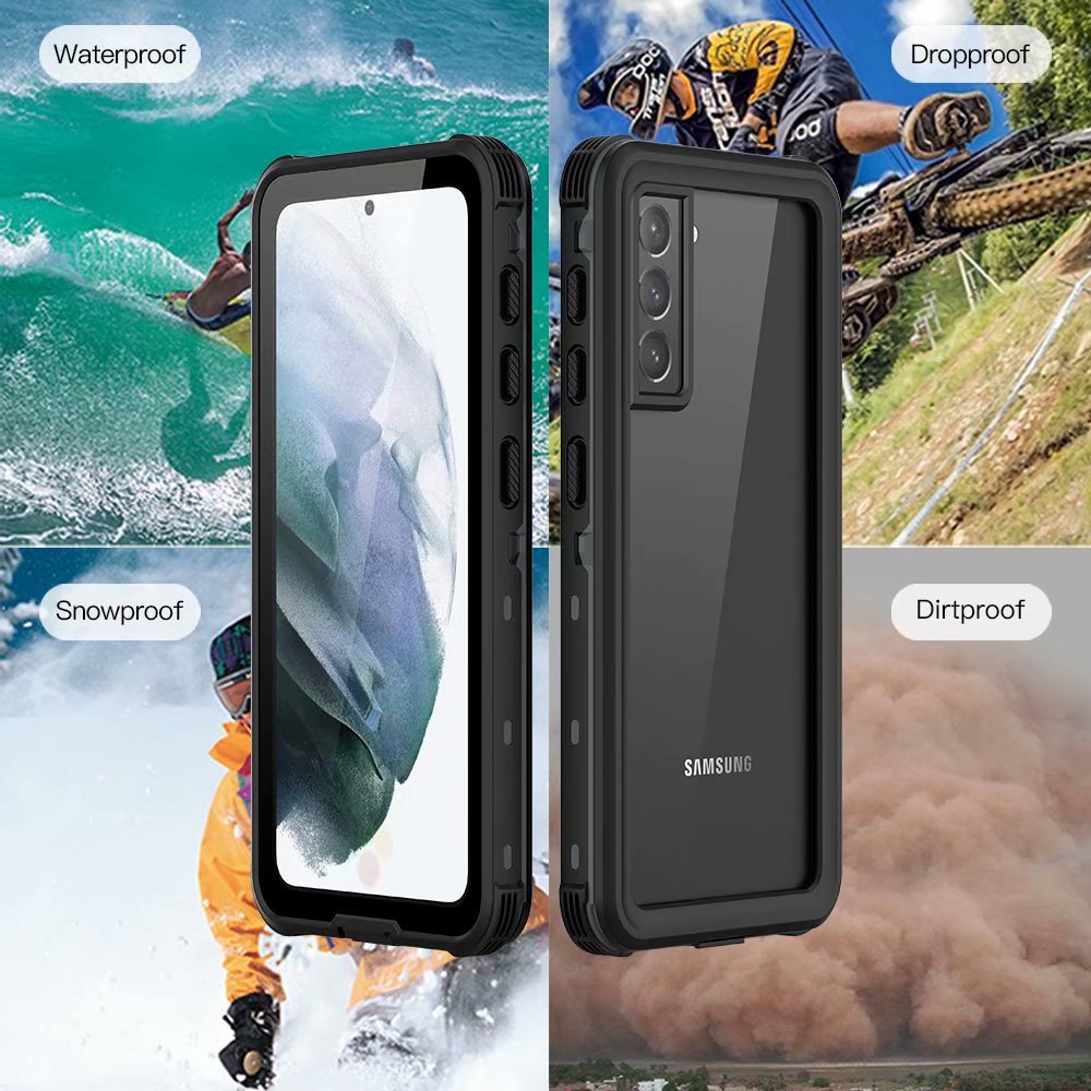 Samsung Galaxy S21 Case Waterproof Dot Clear Full Protection