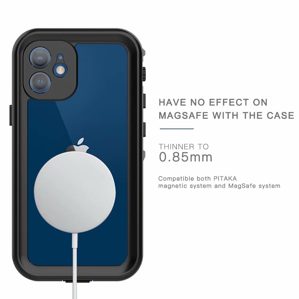 Apple iPhone 12 Mini Case Waterproof Dot Clear Full Protection
