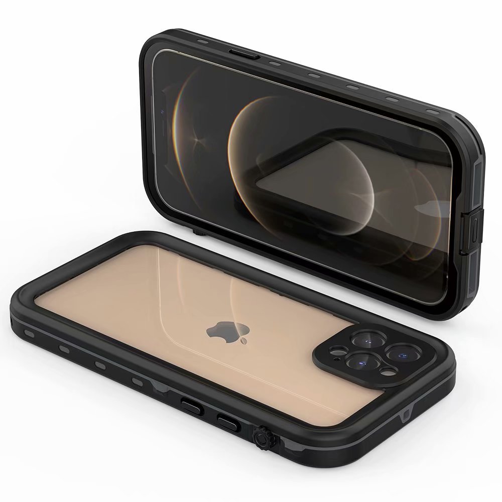 Apple iPhone 12 Pro Max Case Waterproof Dot Clear Full Protection