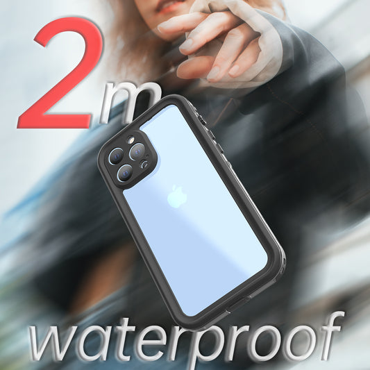 Apple iPhone 13 Pro Max Case Waterproof Dot Clear Full Protection