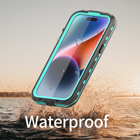 Apple iPhone 15 Case Waterproof Dot Clear Full Protection